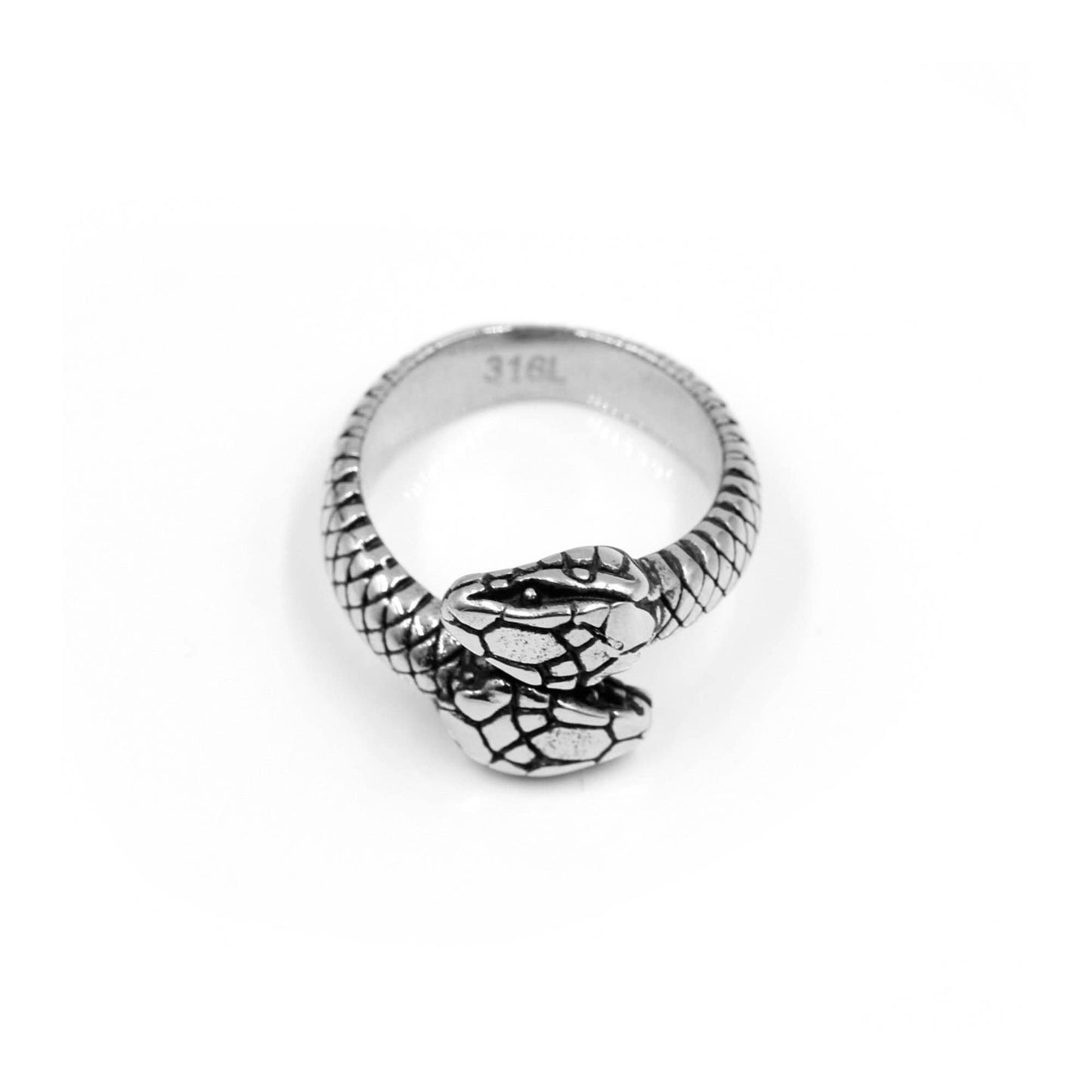 Anillo Serpiente Plata