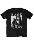 Amy Winehouse Unisex T-Shirt: Back to Black (Black)