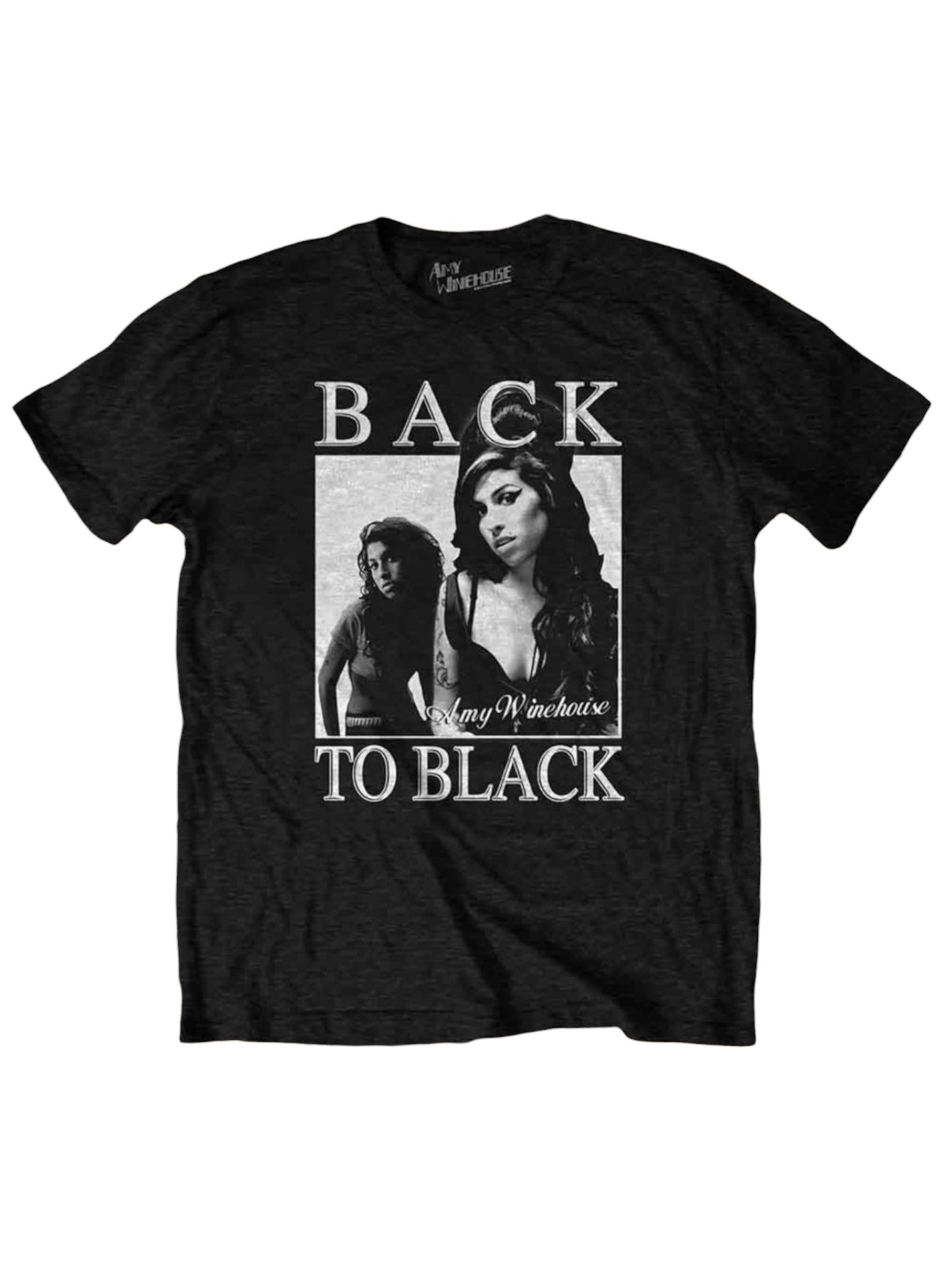 Amy Winehouse Unisex T-Shirt: Back to Black (Black)