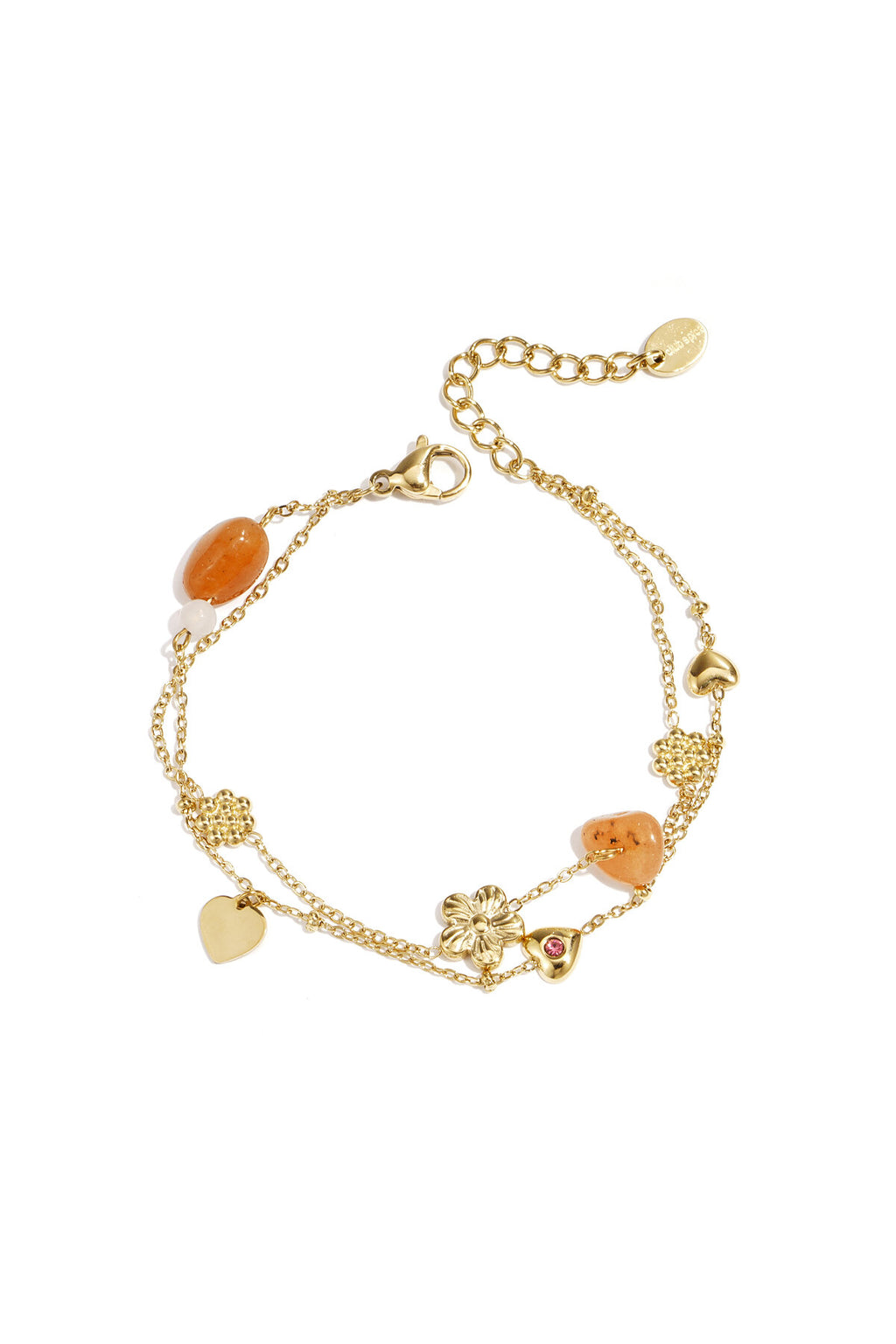 Elegant Gold Charm Bracelet for Women - Spring/Summer Must-Have