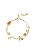 Elegant Gold Charm Bracelet for Women - Spring/Summer Must-Have