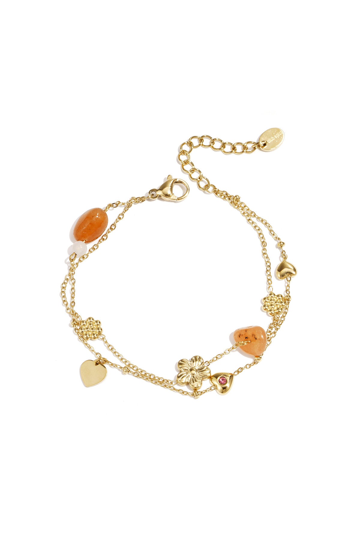 Elegant Gold Charm Bracelet for Women - Spring/Summer Must-Have
