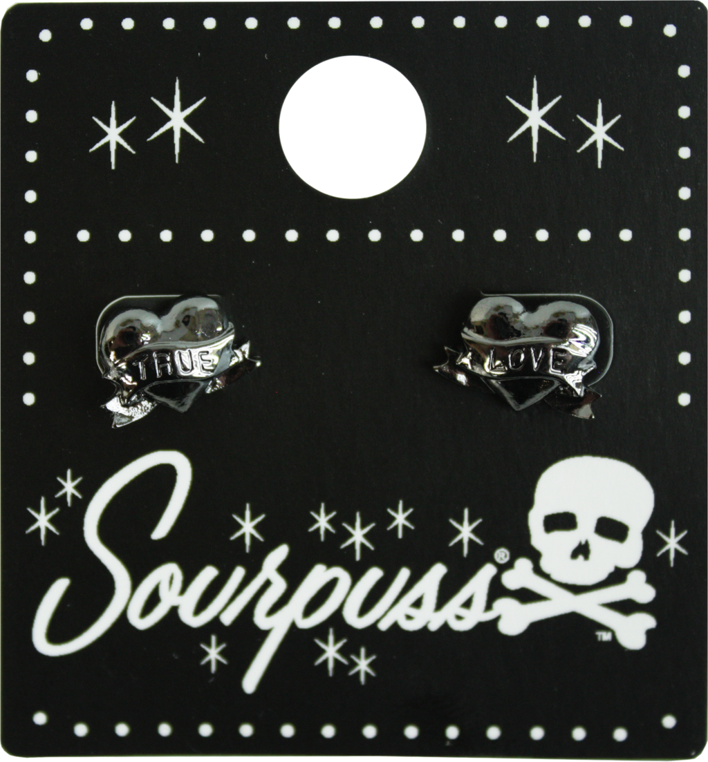 True love Ear Studs - Sourpuss