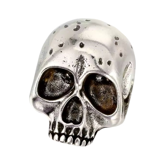 Skull pin silver