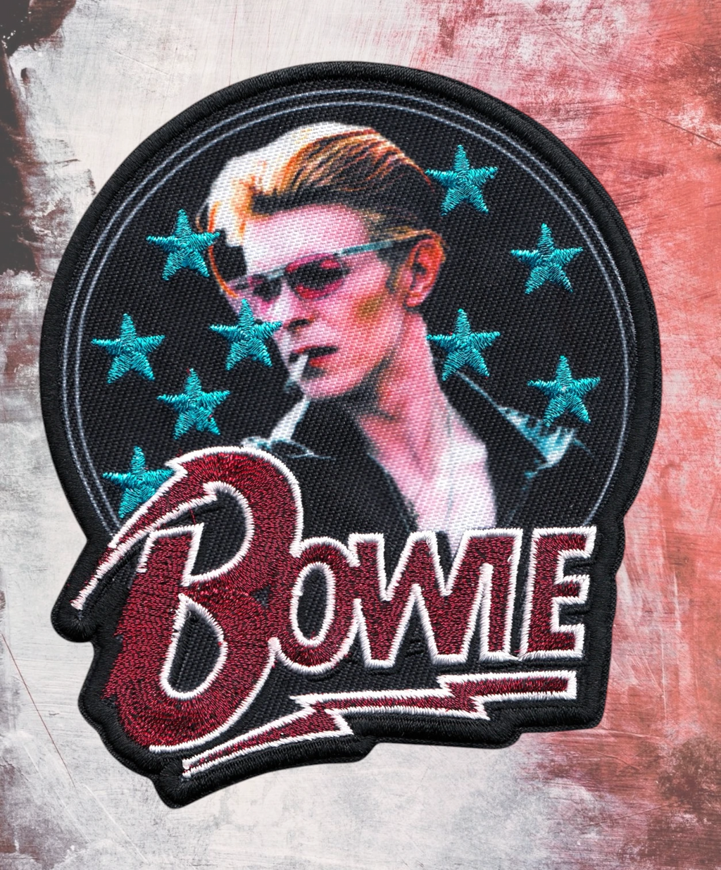 Vintage David Bowie Patch - Smoking