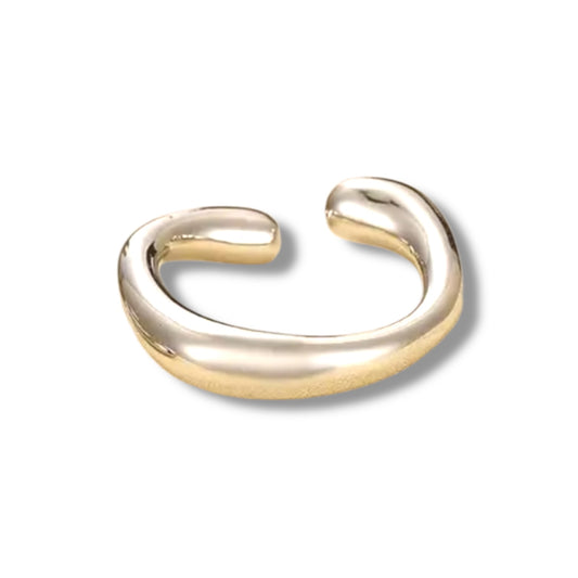 Zilveren Ear cuff