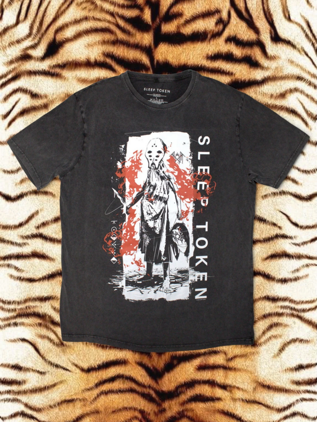 Sleep Token Stone Wash T-Shirt – Euclid Design (Limited Edition of 999 pieces)