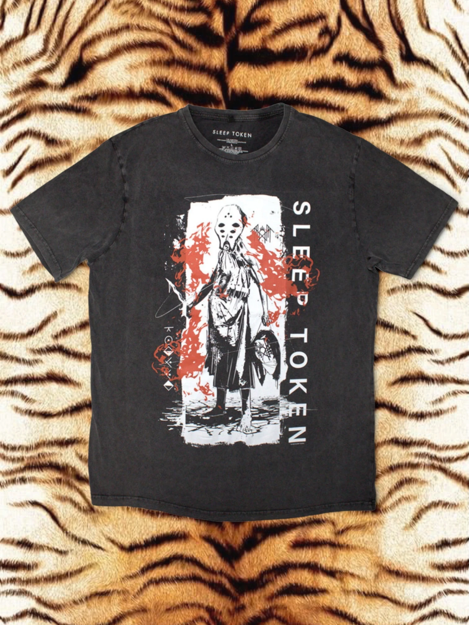 Sleep Token Stone Wash T-Shirt – Euclid Design (Limited Edition of 999 pieces)
