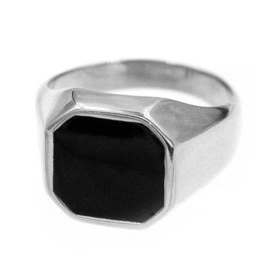 Black Stone Ring