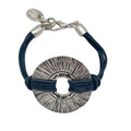 Etnia silver-blue/sea bracelet