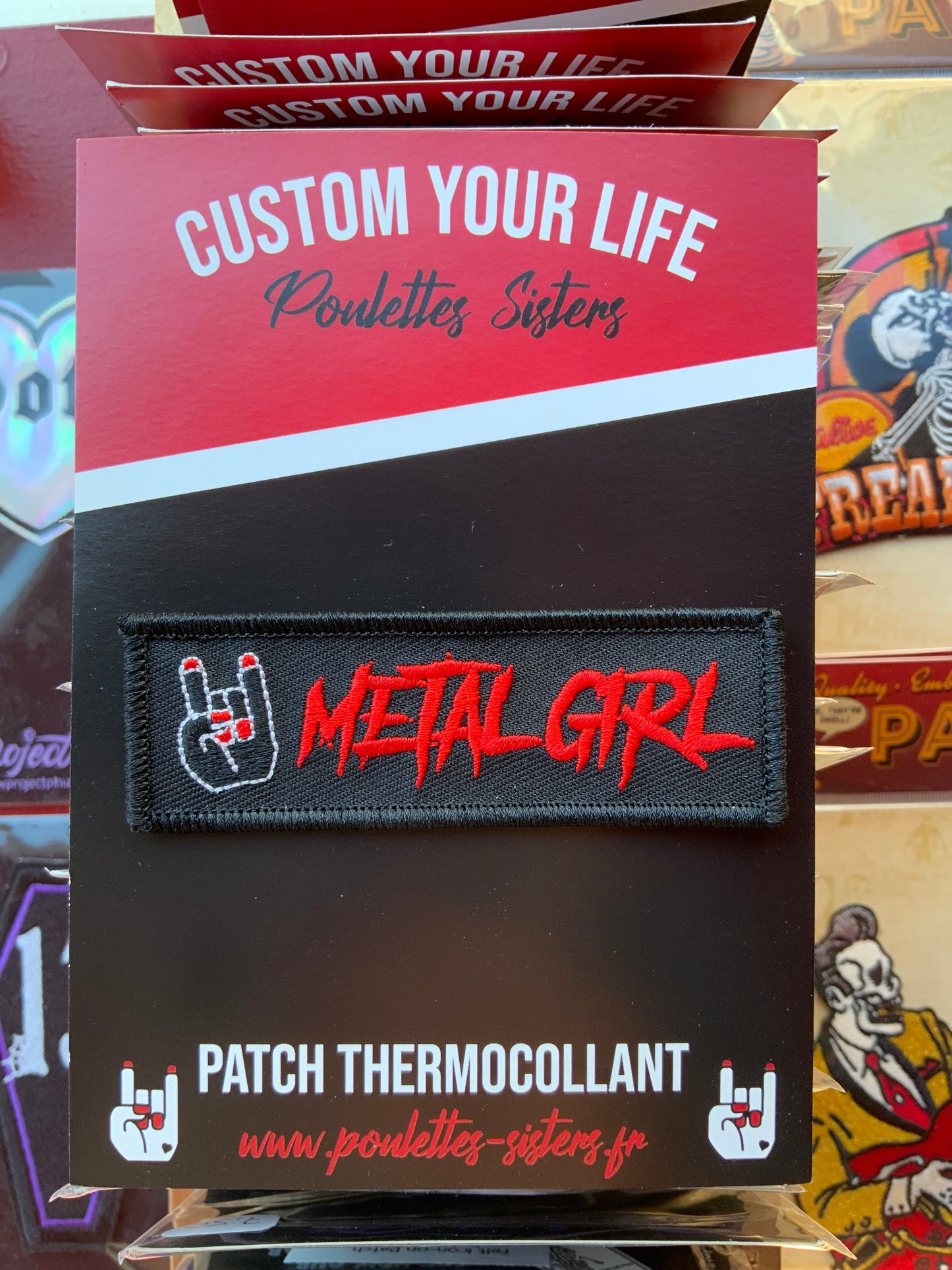 Parche “Chica Metal”