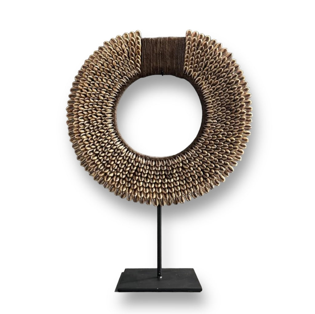 Nassa shell ornament - caramel