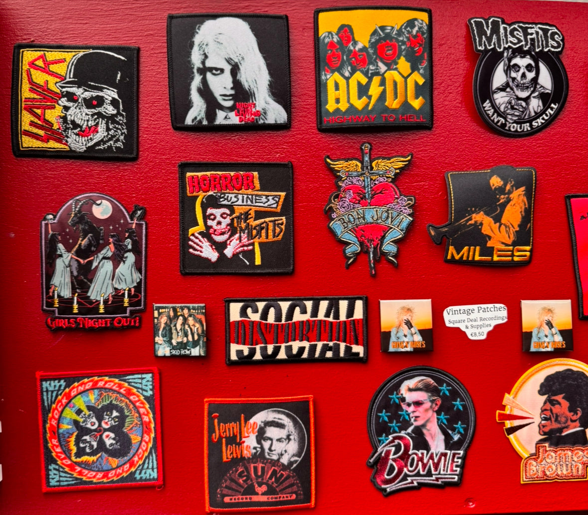 Vintage Miles Davis Patch - Playing Trumpet In Orange