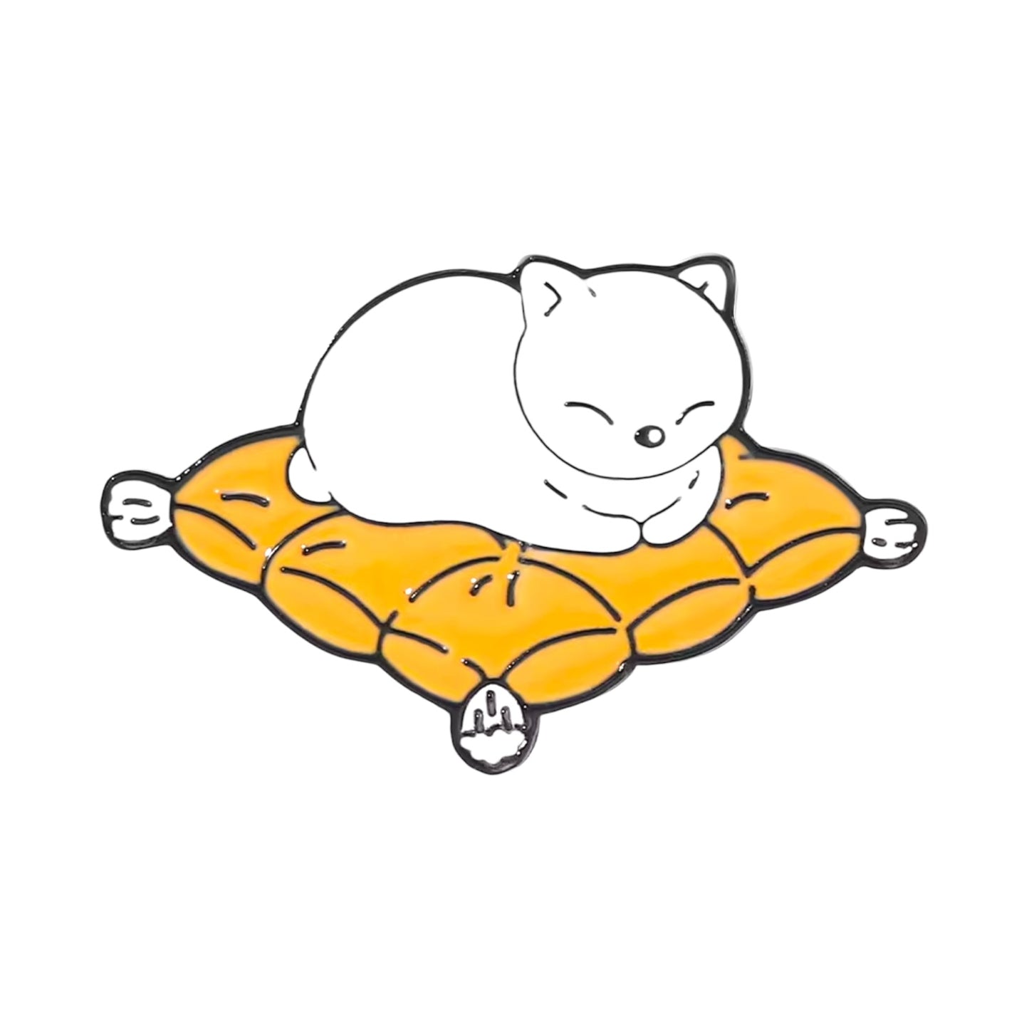 Cat Pin on pillow