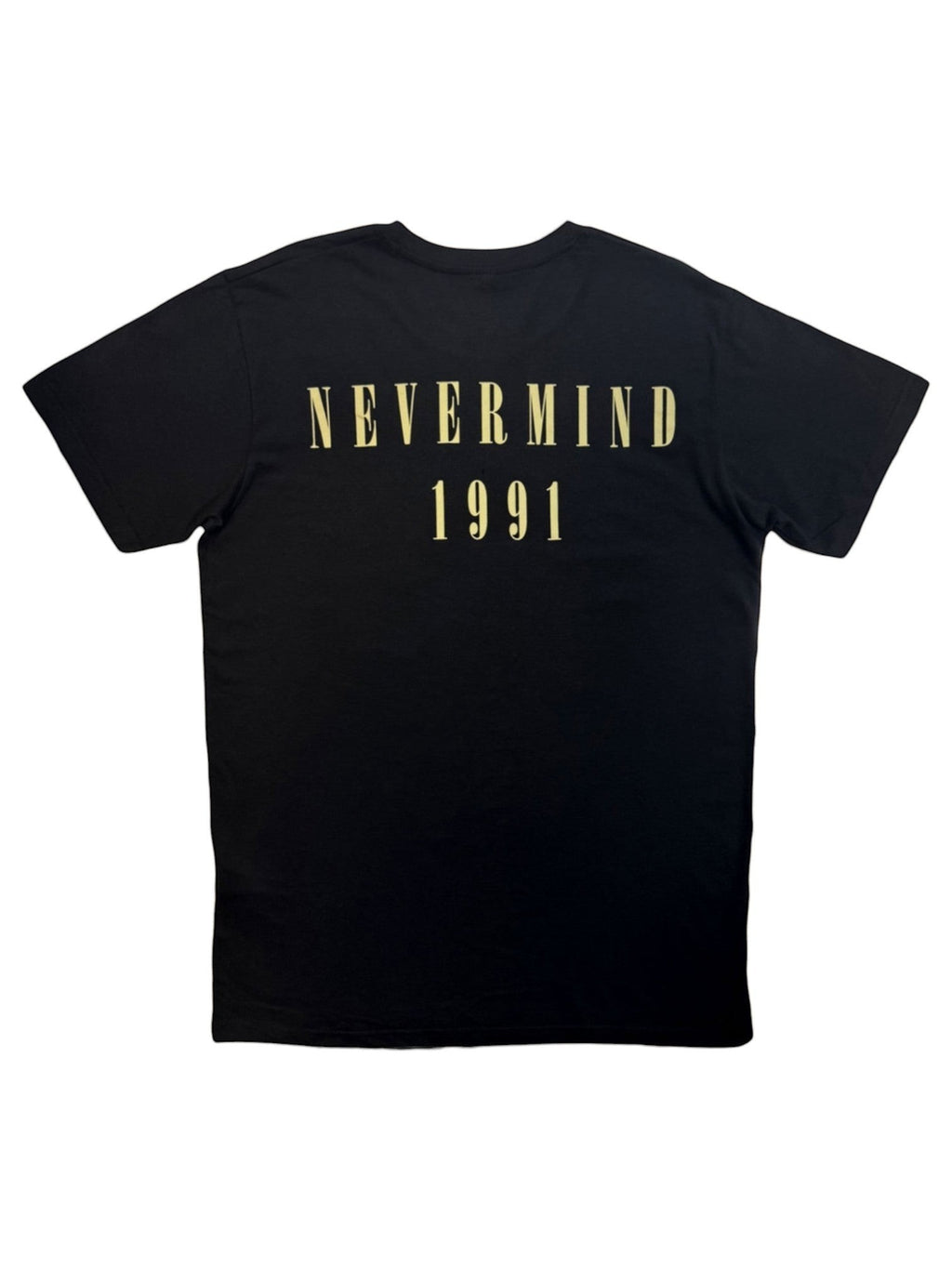 Nirvana Premium Carbon T-Shirt – Nevermind ’91 Hotel Photo (100% Combed Cotton, Premium Soft-Touch Finish)
