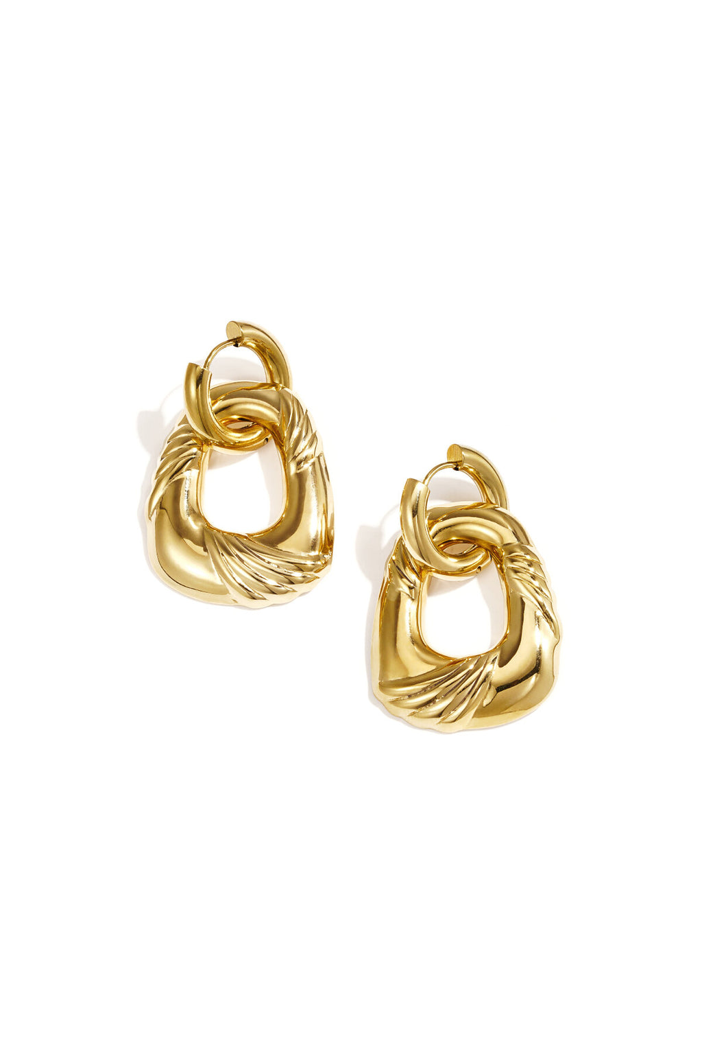 Stylish Gold-Color Drop Earrings for Everyday Glam