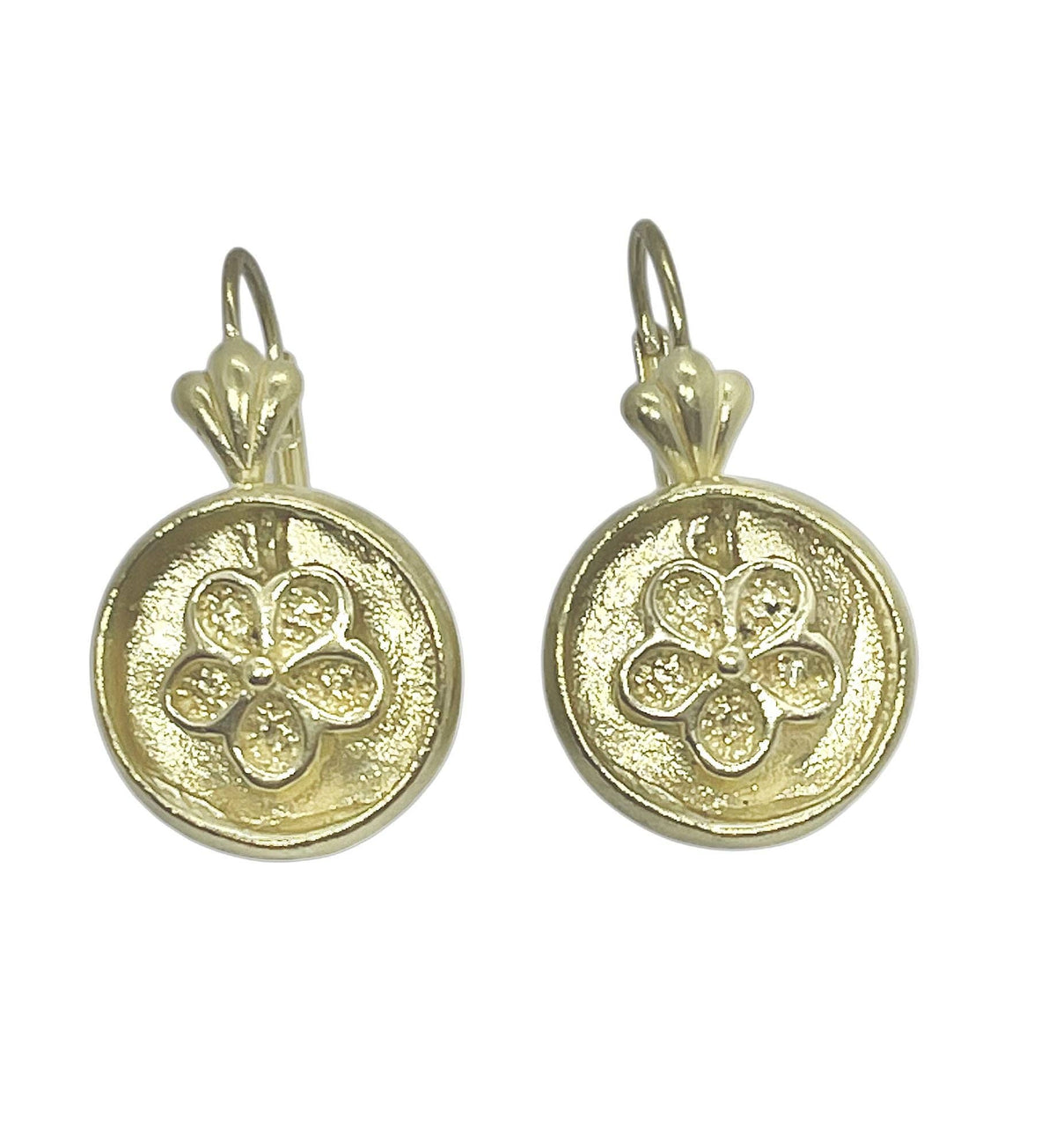 Sleepy earrings pack in gold. Round and teardrop.