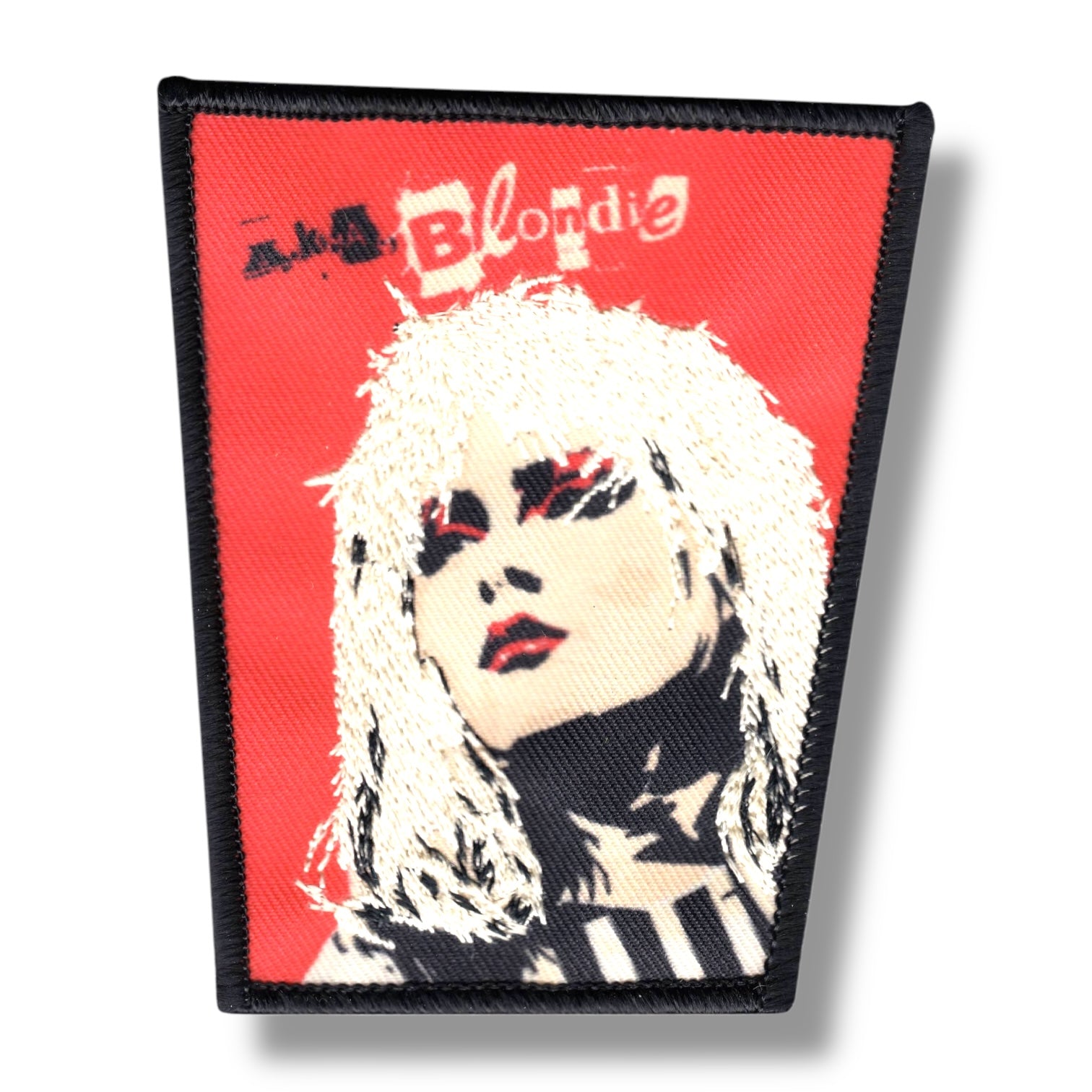 Vintage Blondie Patch - "A.K.A. Blondie" W/ Debbie Harry On Red
