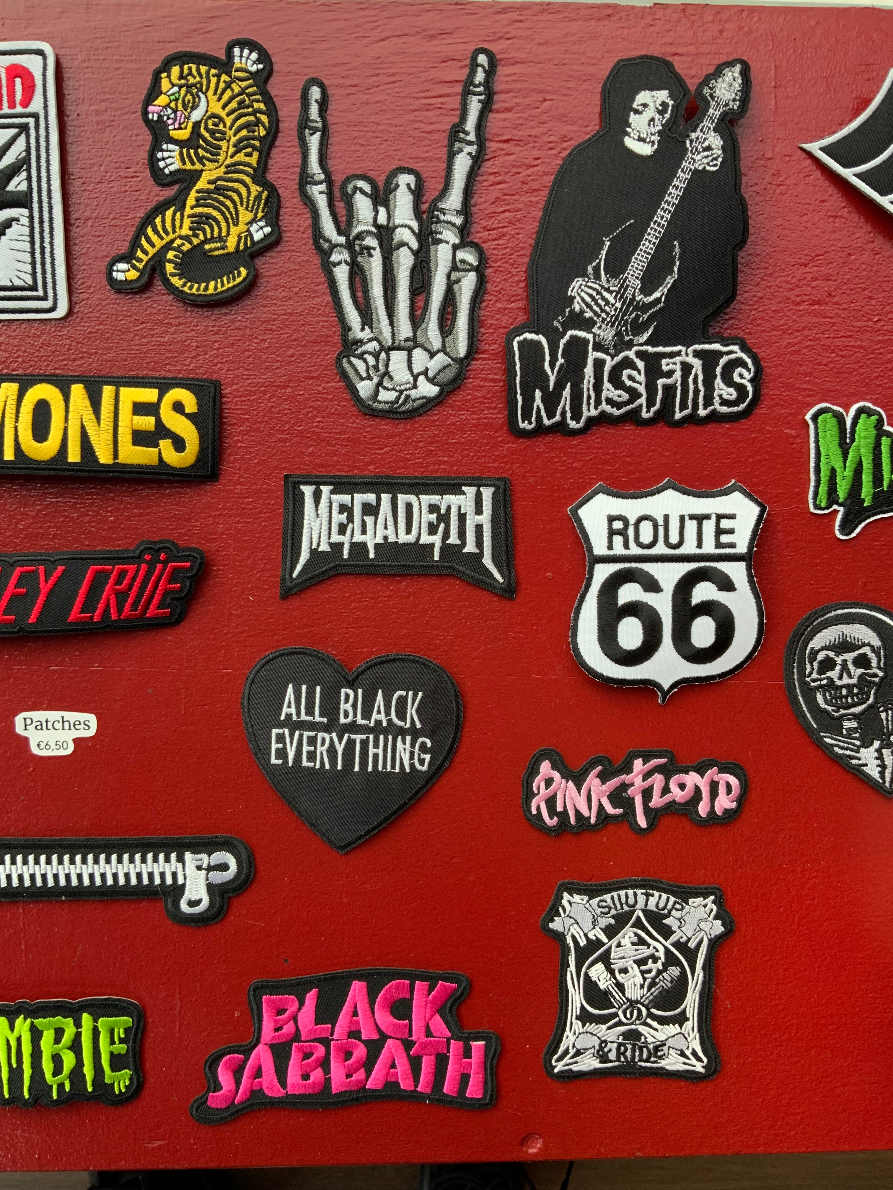 The Misfits Patch - Fiend Playing The Guitar
