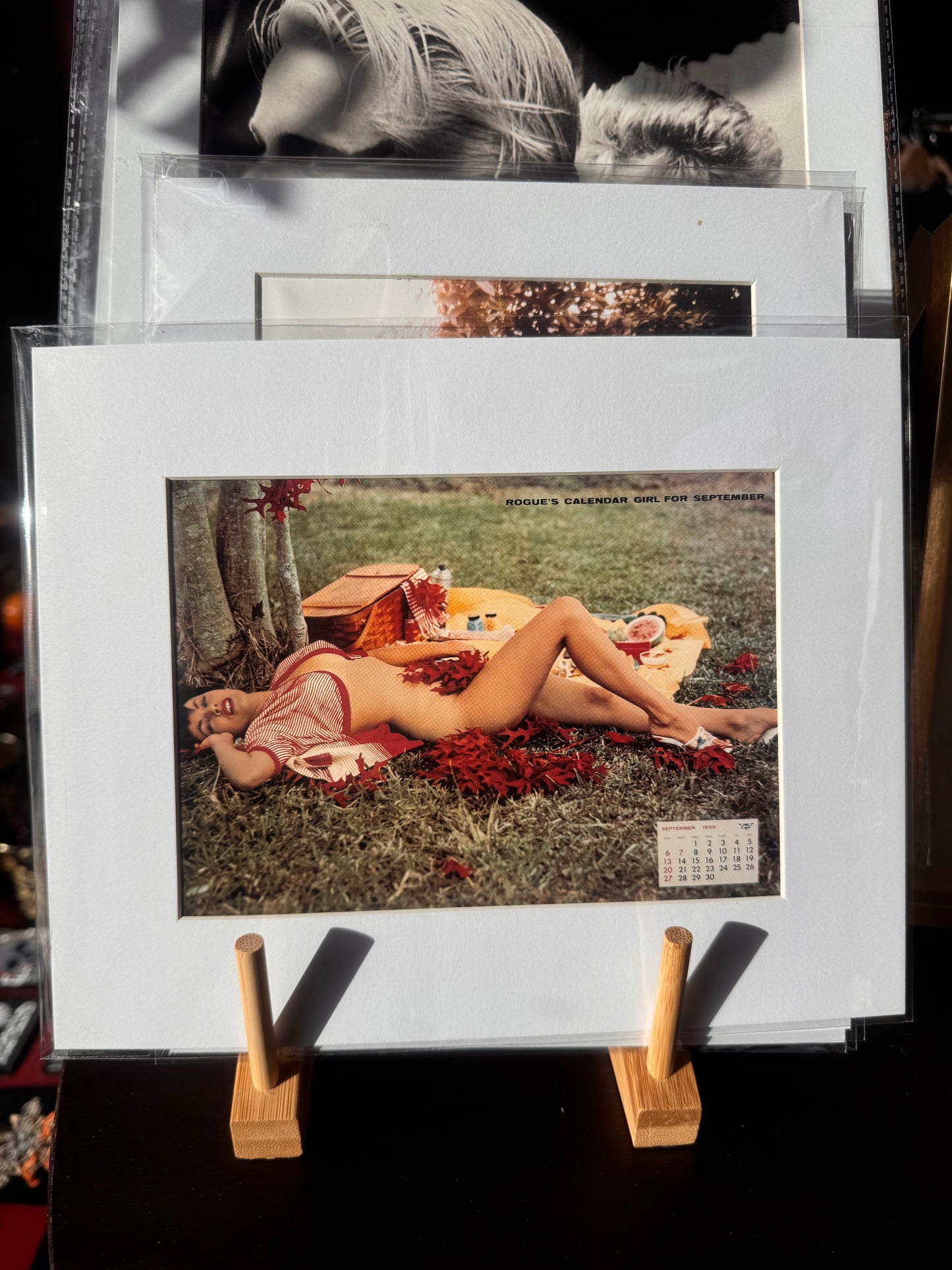 Marla Long By Bunny Yeager - Passe-Partout photo Print