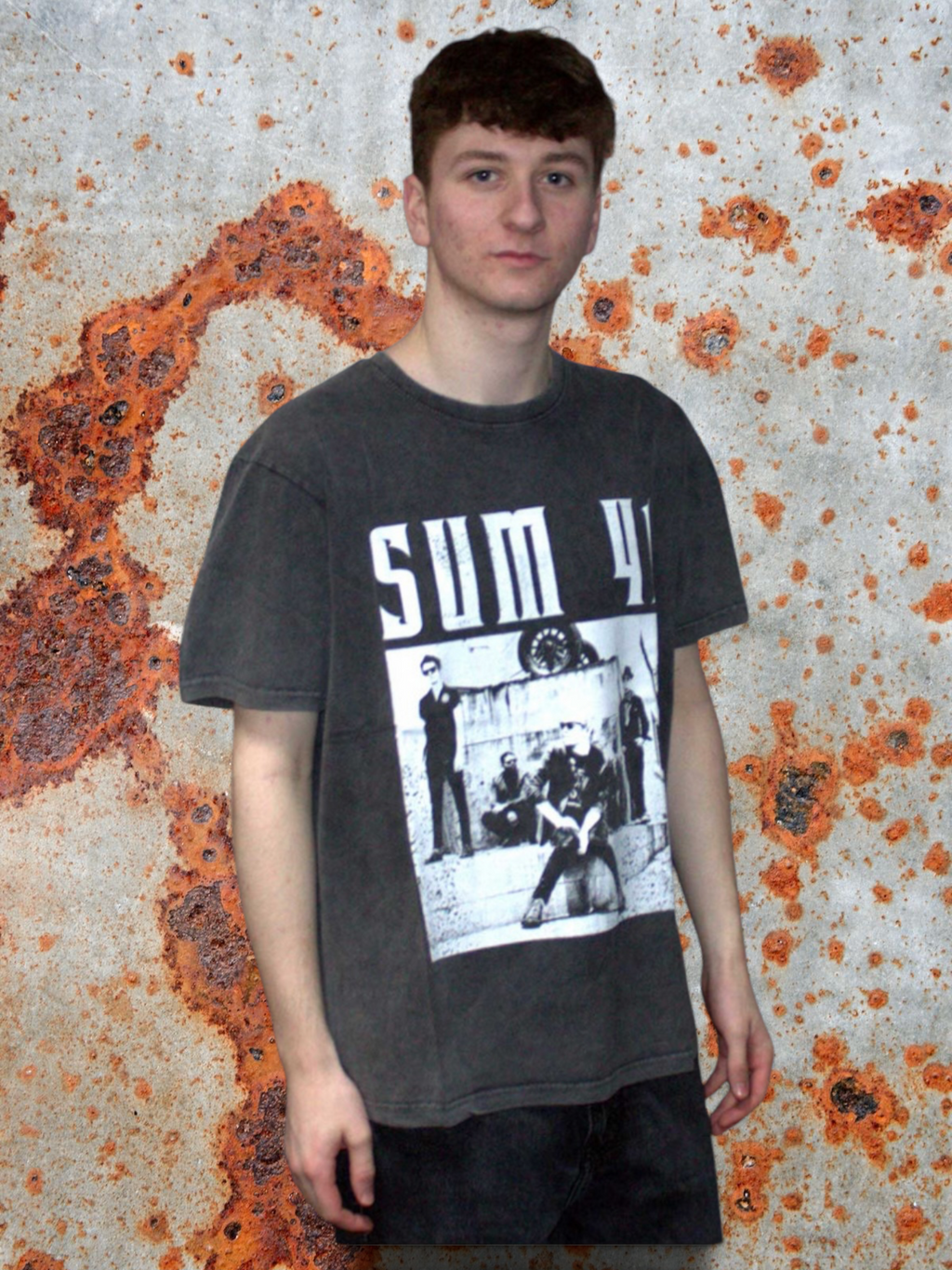 Sum 41 Stone Wash T‑Shirt – Limited Edition (999 stuks wereldwijd)