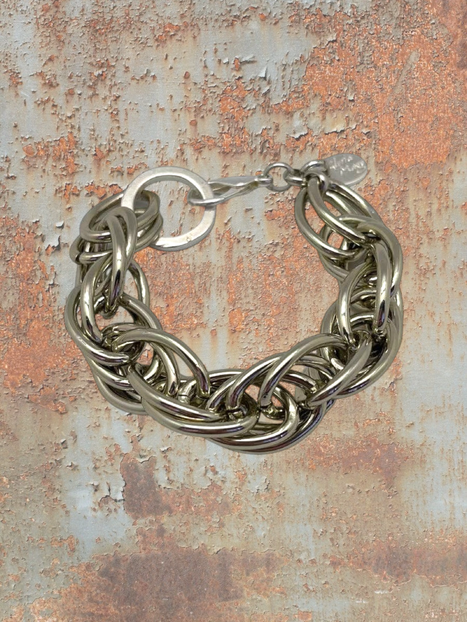 Driedubbele Schakel Armband