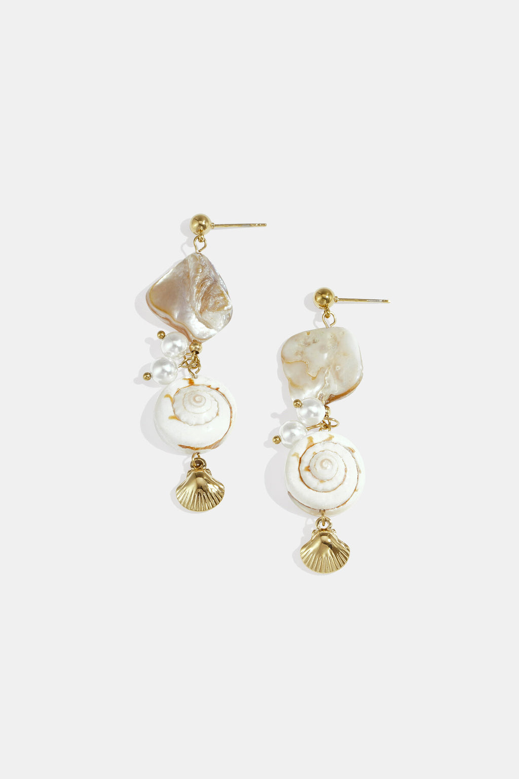 Elegant Gold Dangle Earrings for Women - Perfect for Spring/Summer