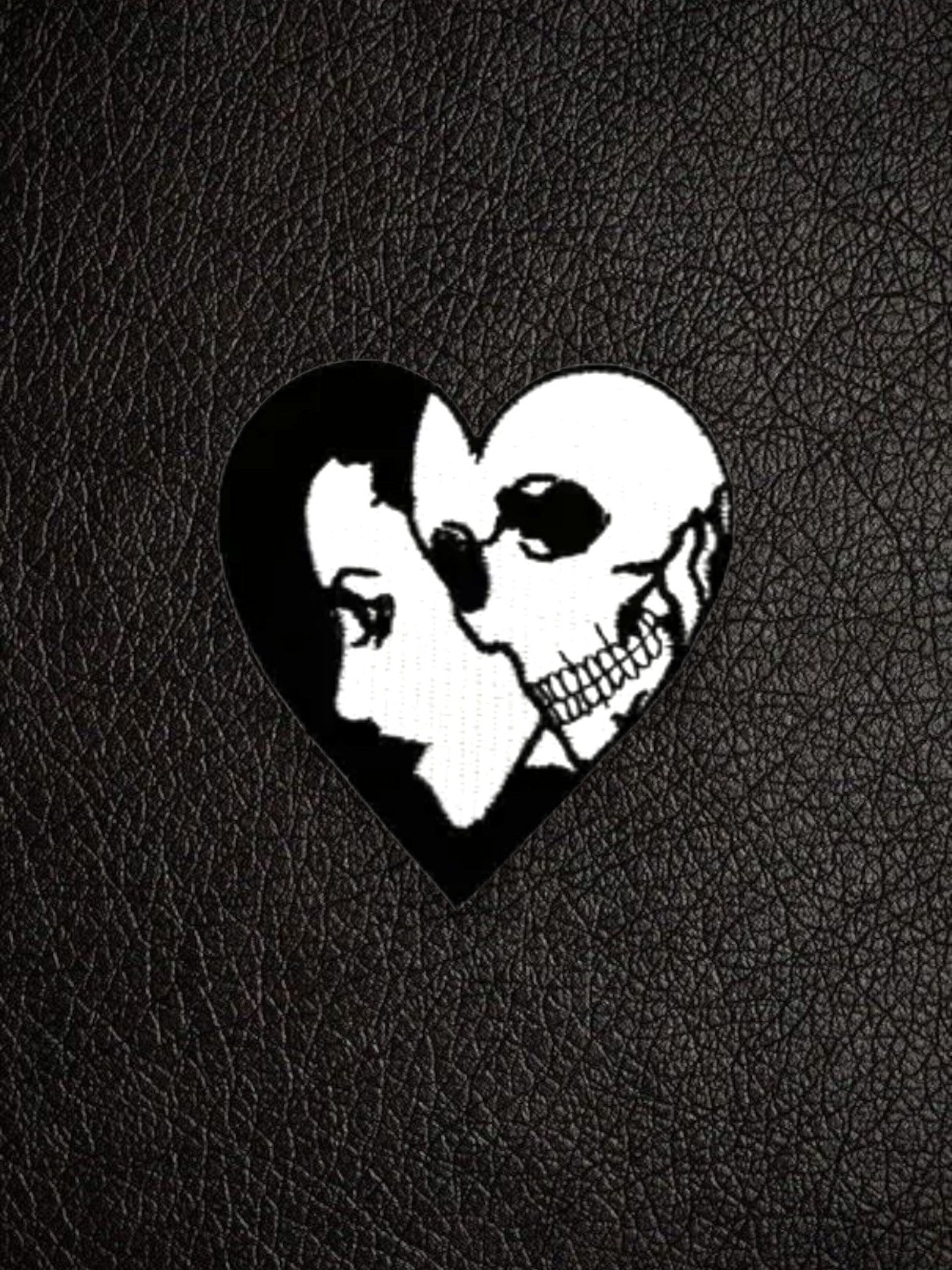 Spooky heart patch