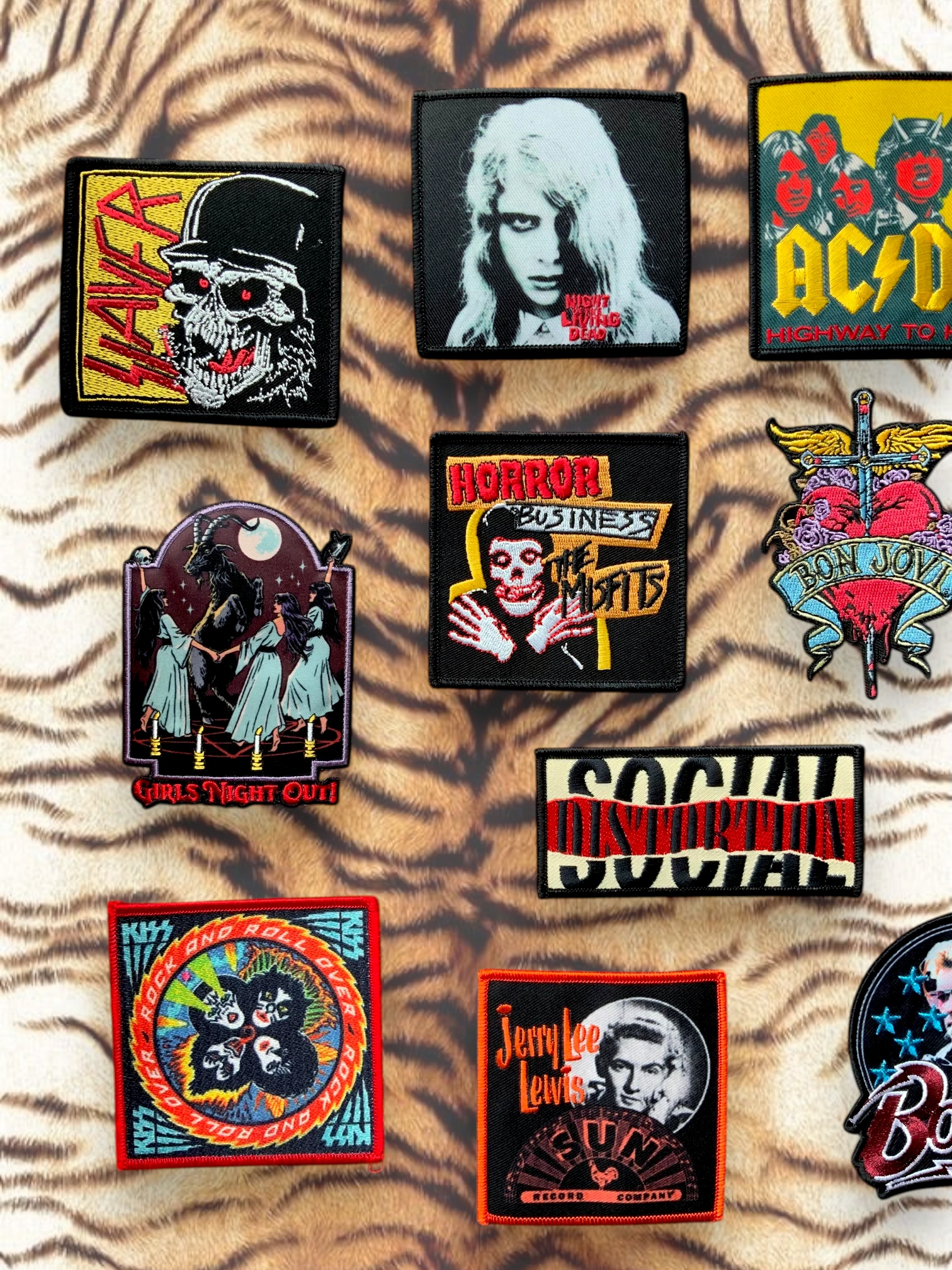 Vintage Kiss Patch - "Rock And Roll Over"