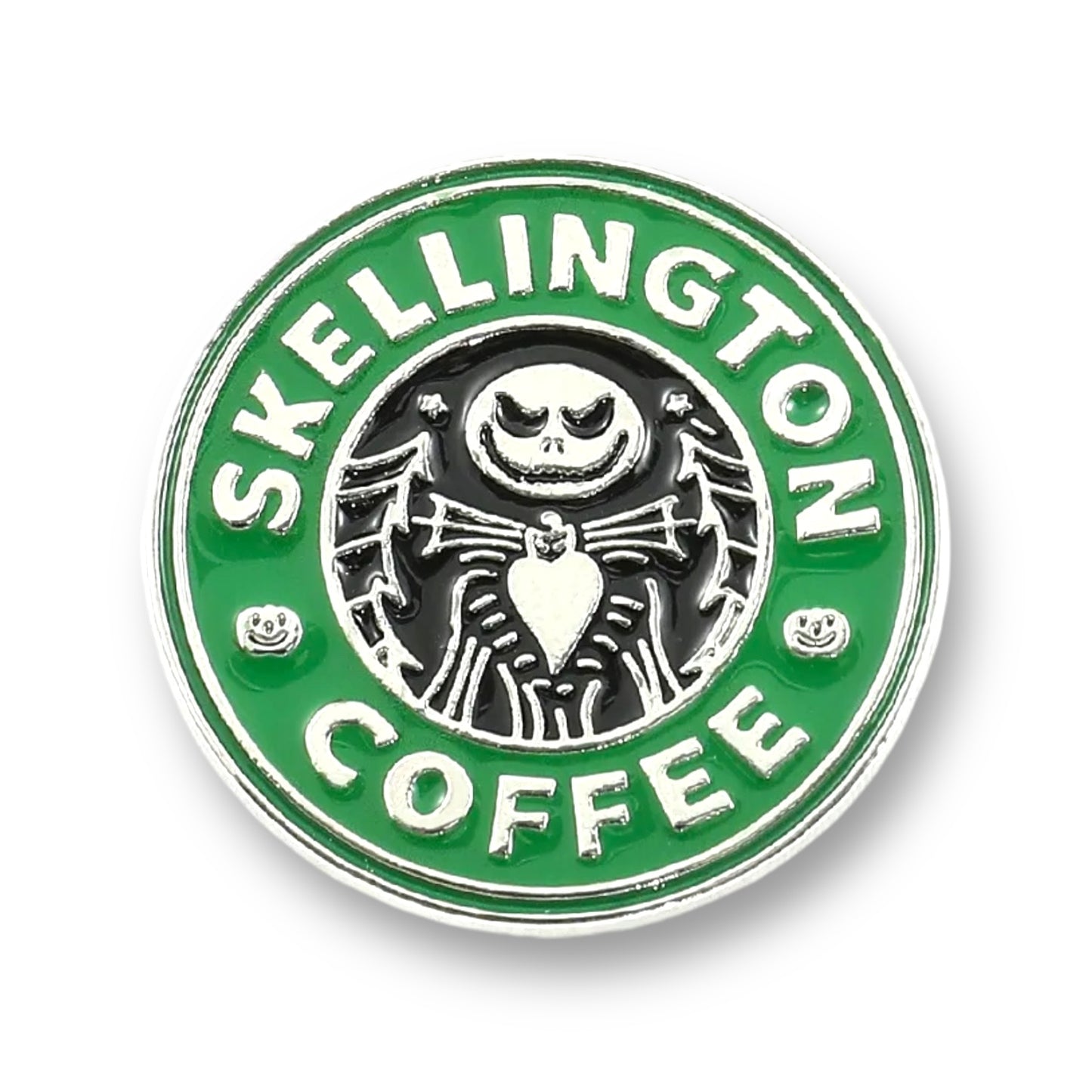 Skellington coffee pin