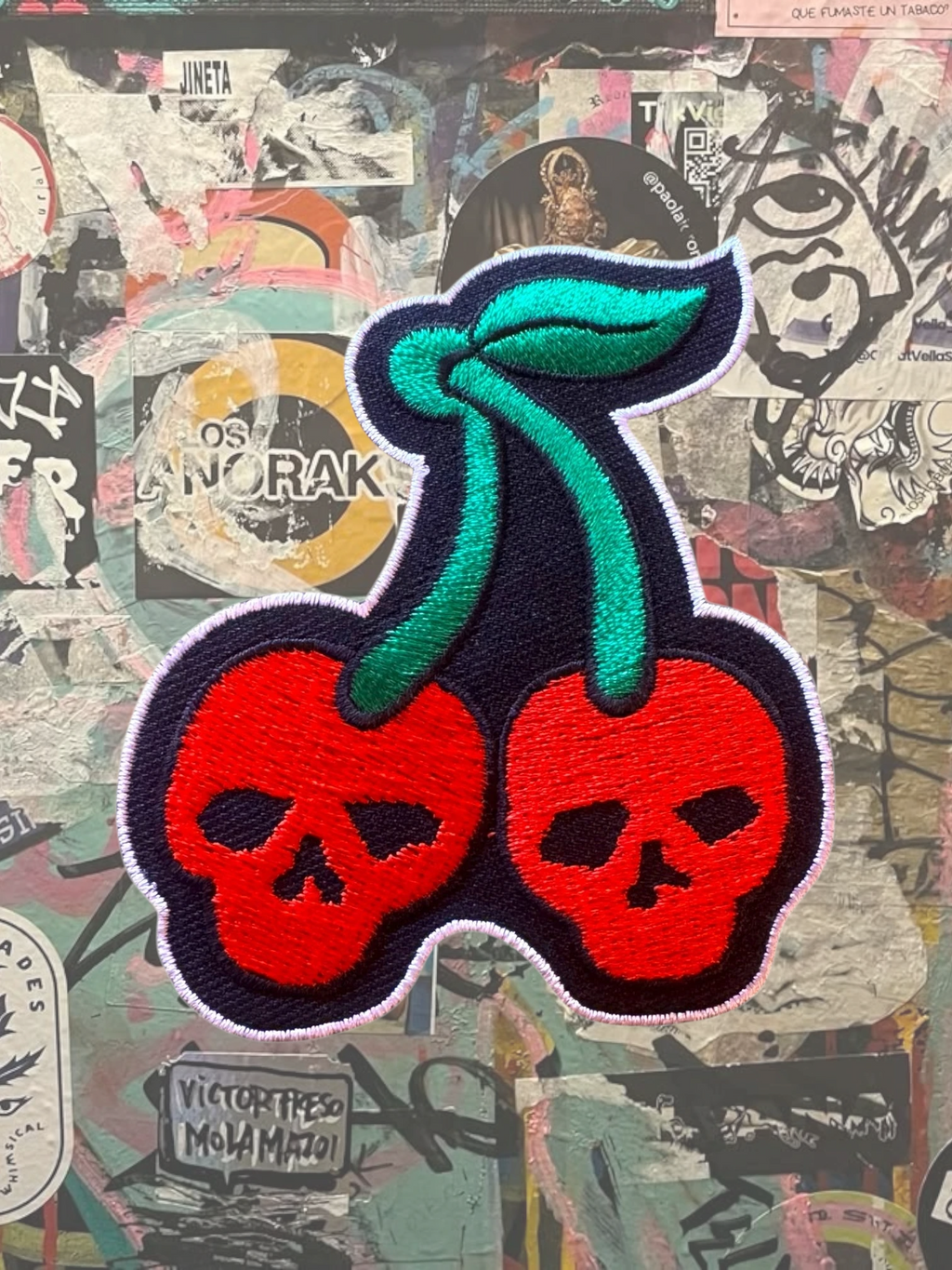 Cherry Skull Patch
