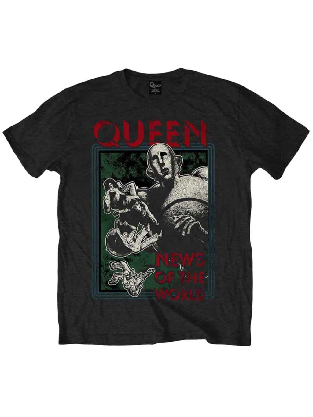 Queen Unisex T-Shirt: News of the World (Black)