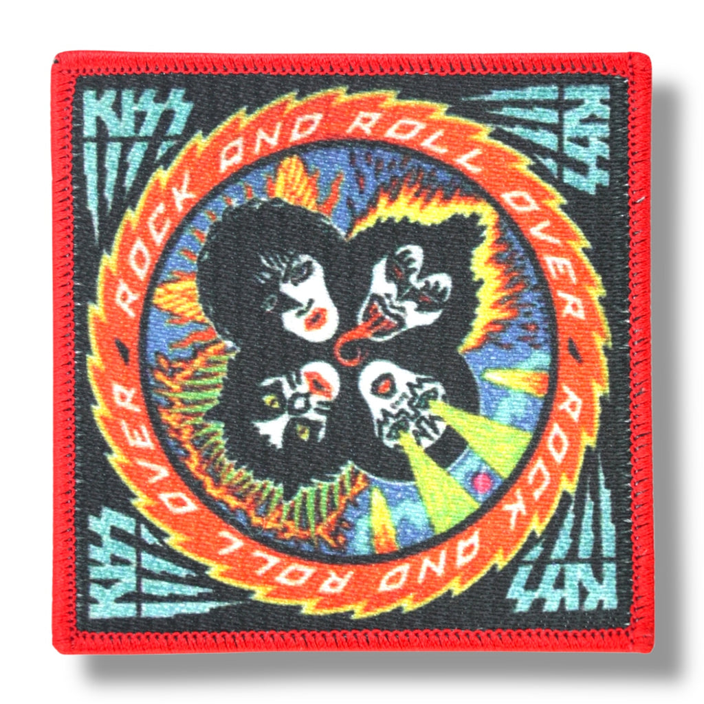 Vintage Kiss Patch - "Rock And Roll Over"