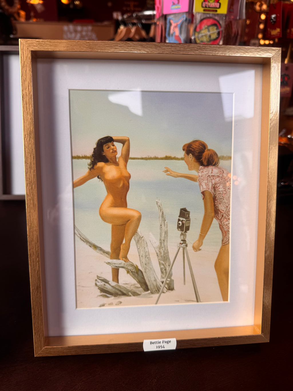 Bettie Page 1954 - Passe-Partout photo Print