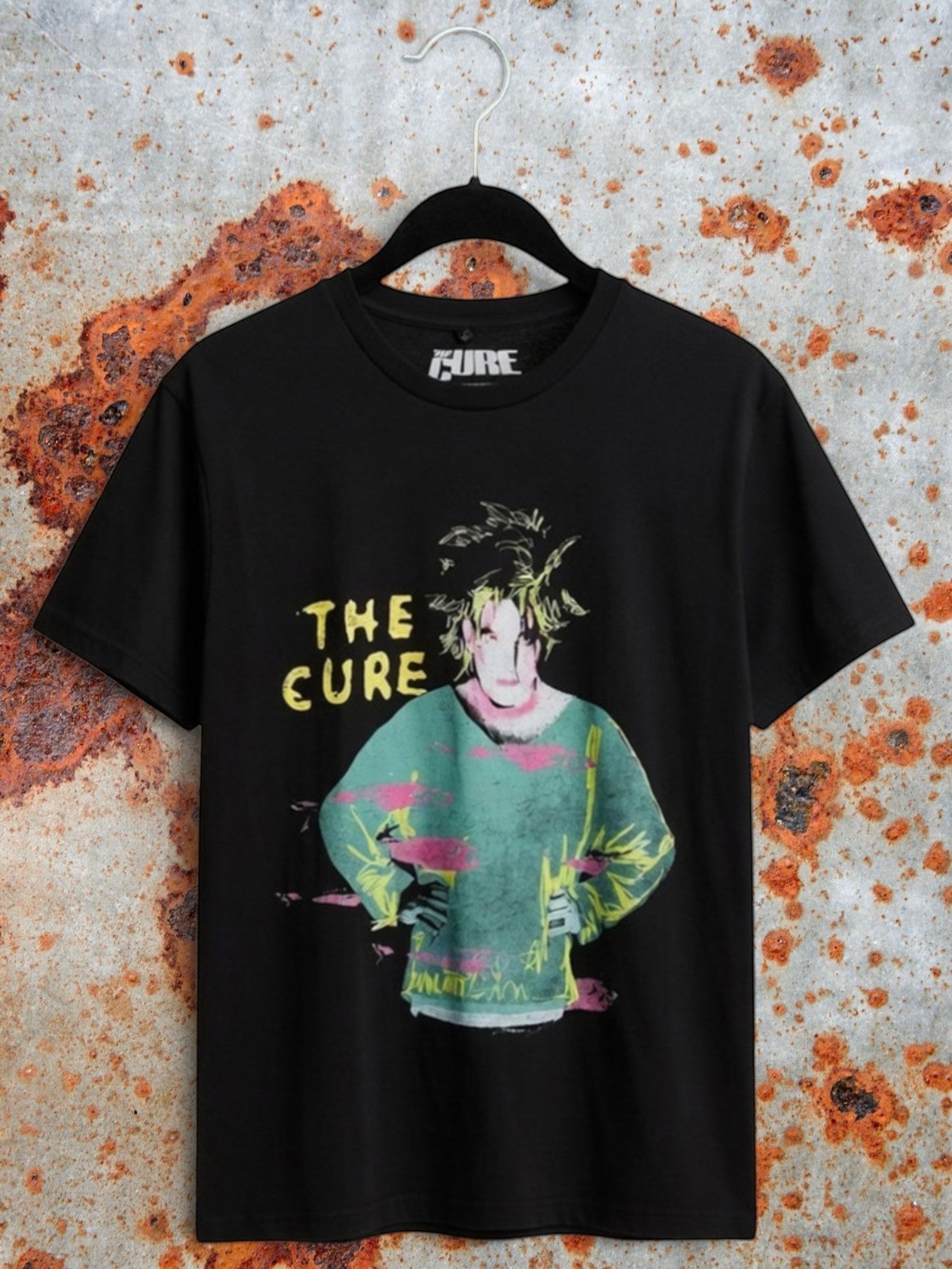 The Cure Premium Carbon T-Shirt – Beach Party Tour ’86 (100% algodón peinado)