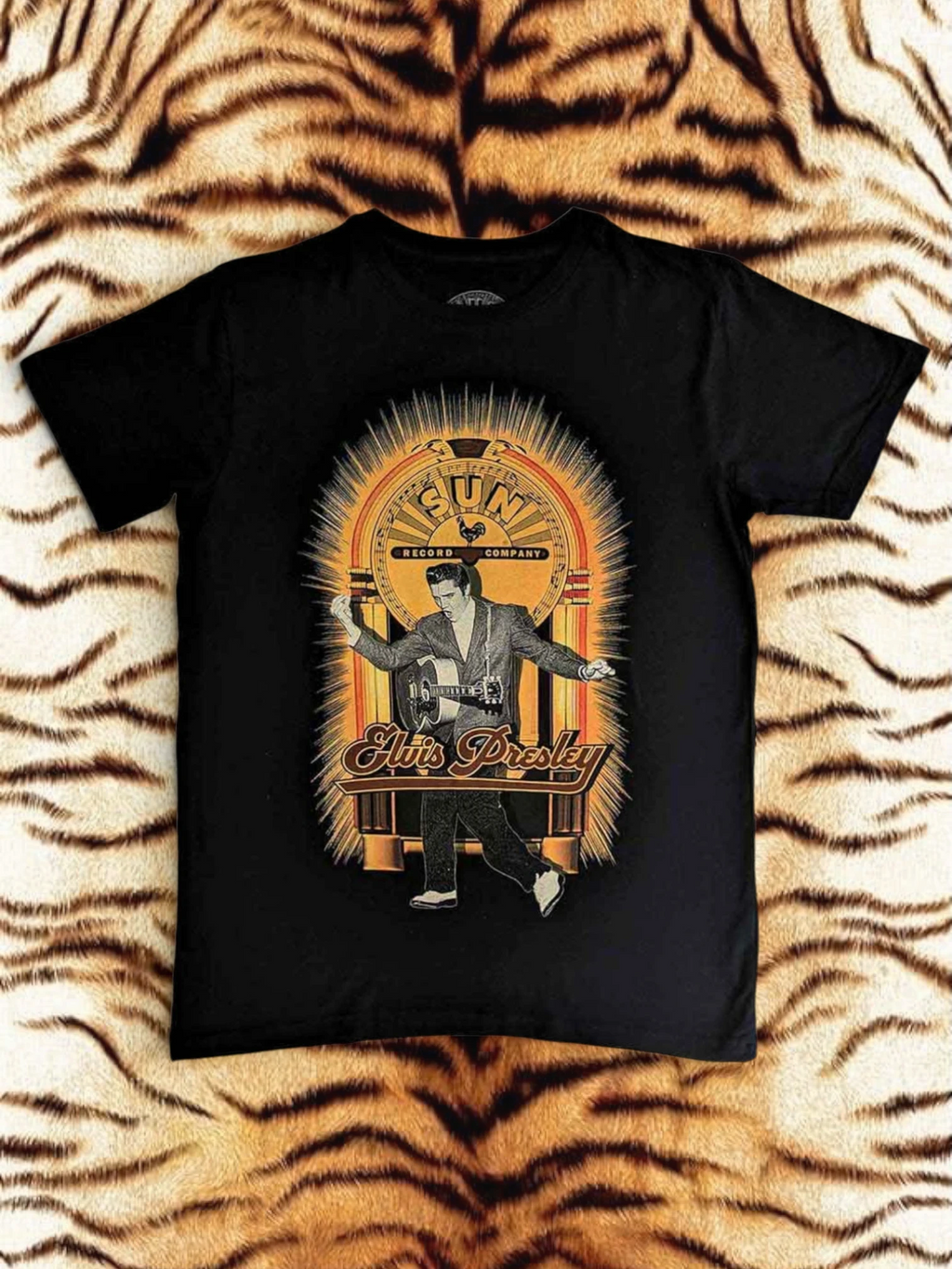Elvis Presley Sun Records Unisex T-Shirt (Soft-Style Cotton)