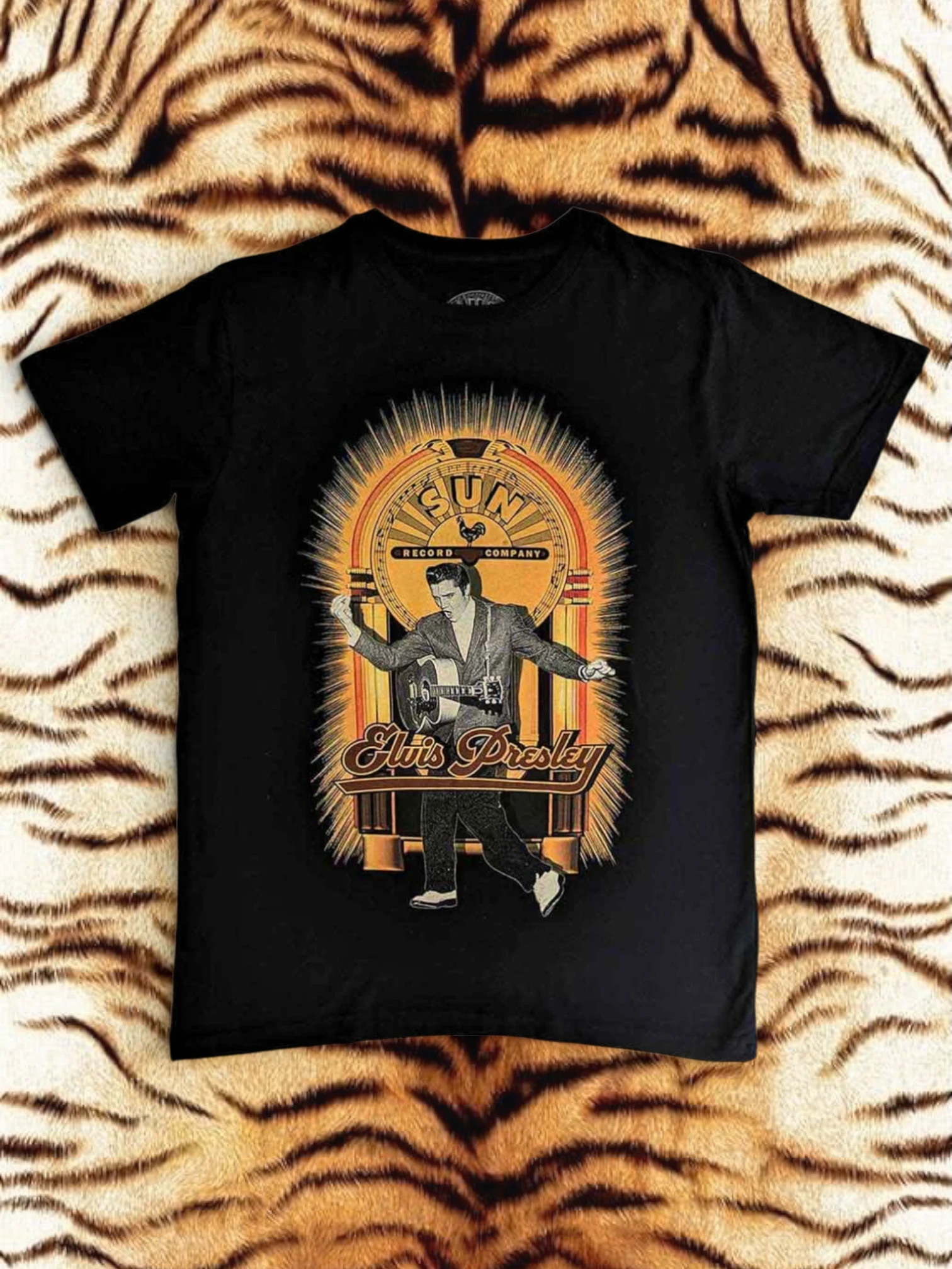 Elvis Presley Sun Records Unisex T-Shirt (Soft-Style Cotton)