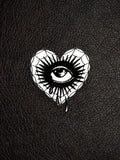 Spooky heart patch