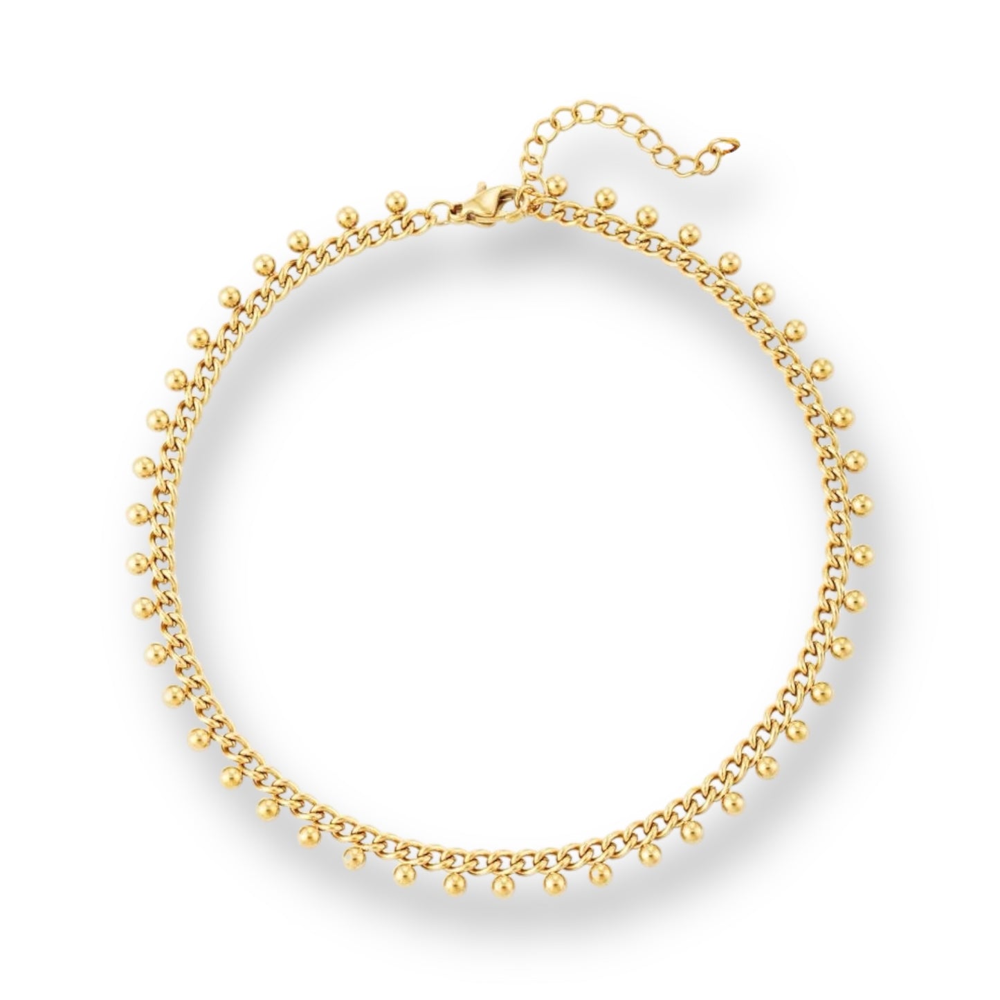 Golden Bracelet with Pendants