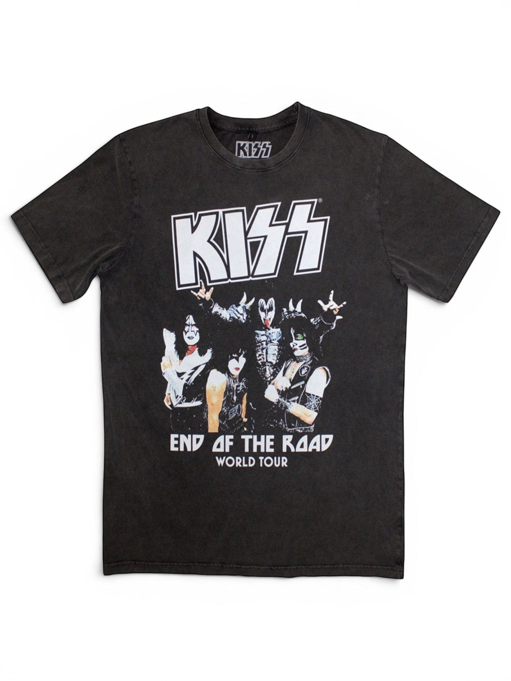 Camiseta KISS Stone Wash – End Of The Road World Tour (Edición Limitada 999 unidades)