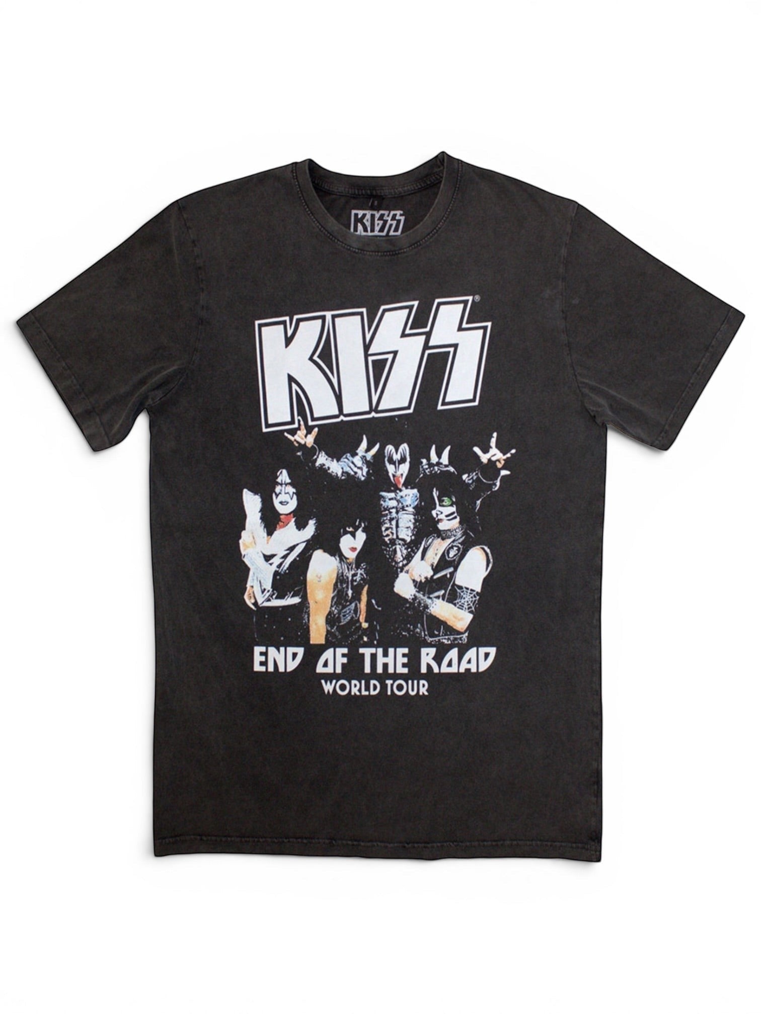 Camiseta KISS Stone Wash – End Of The Road World Tour (Edición Limitada 999 unidades)