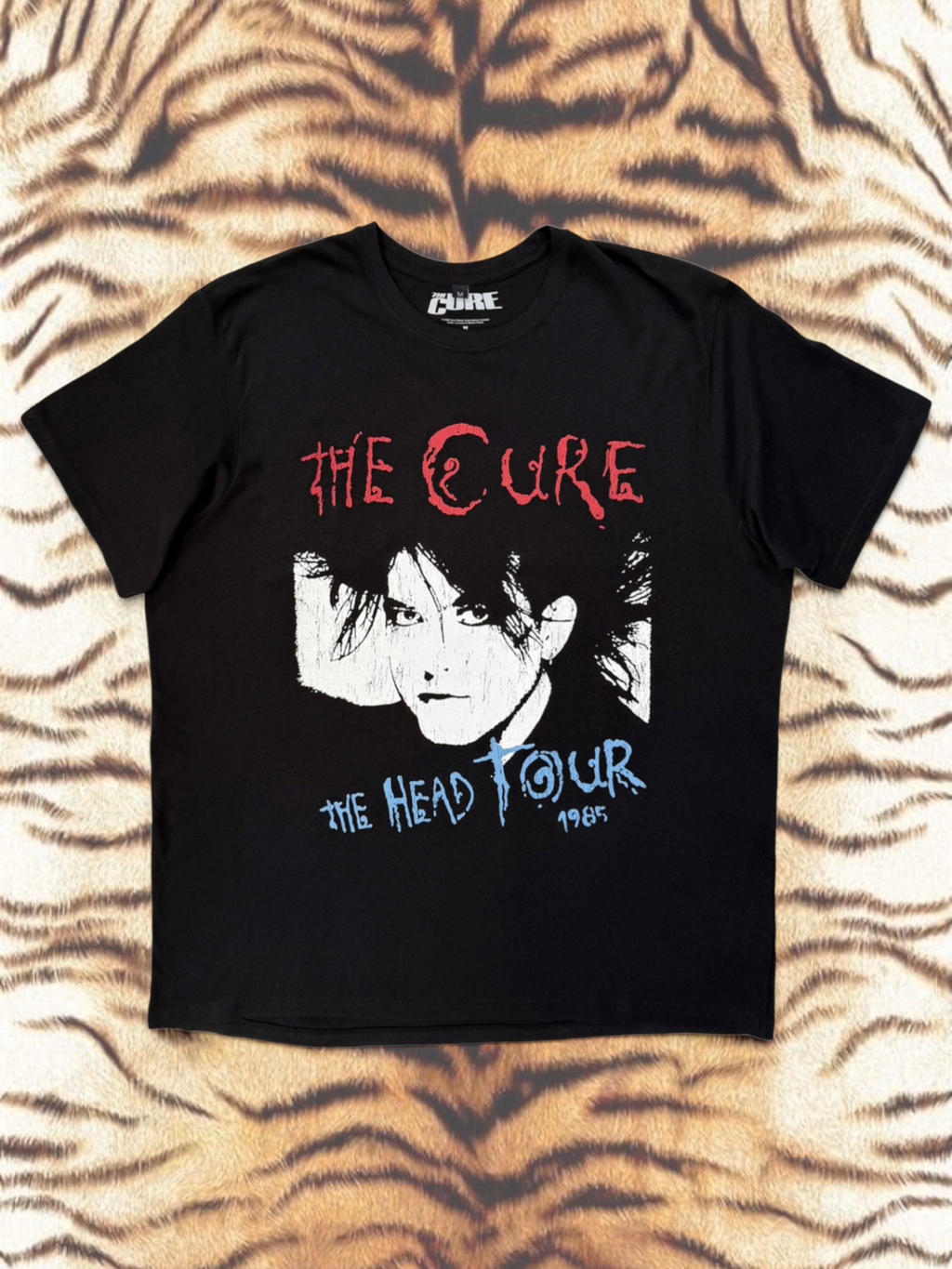 The Cure Premium Carbon T‑Shirt – The Head Tour ’85 (100% Combed Cotton, Premium Soft‑Touch Finish)