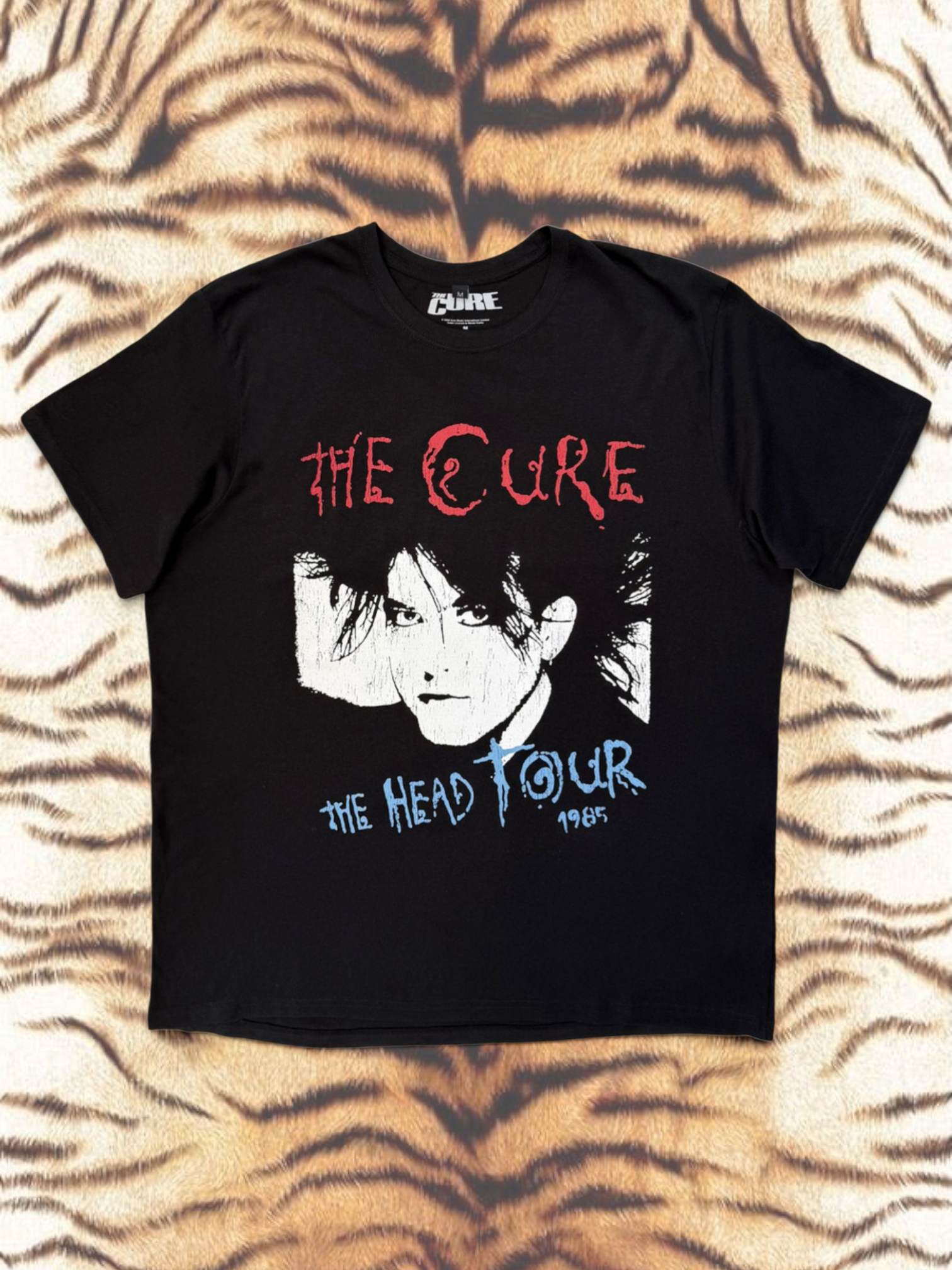 The Cure Premium Carbon T‑Shirt – The Head Tour ’85 (100% Combed Cotton, Premium Soft‑Touch Finish)