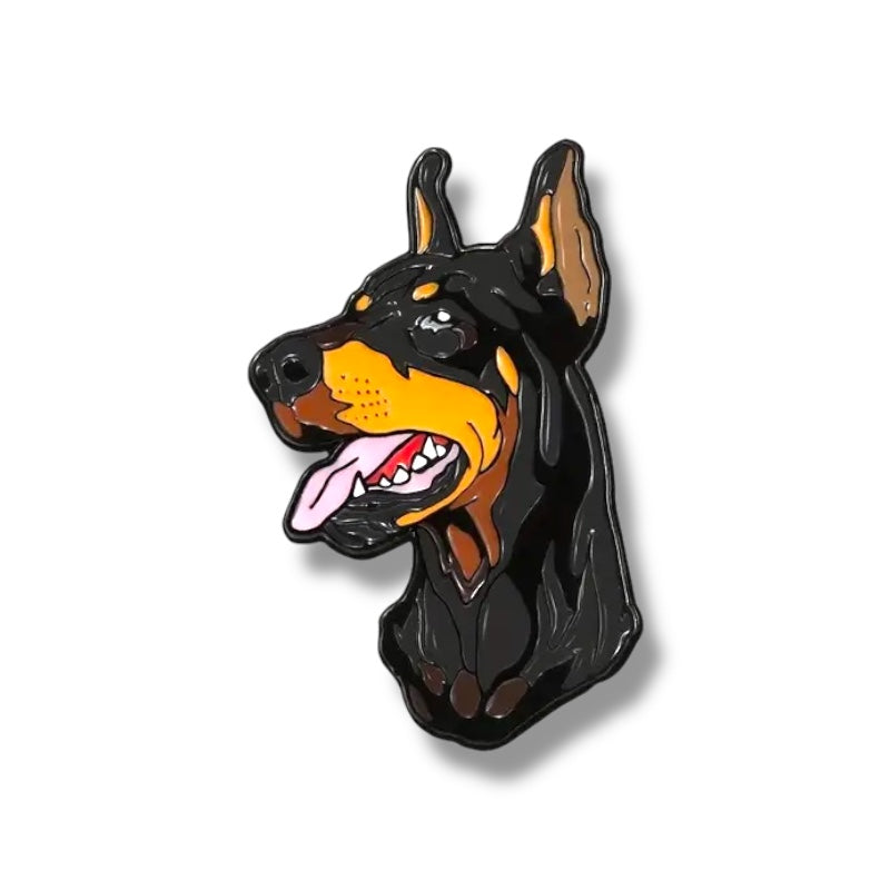 Doberman Dog Pin