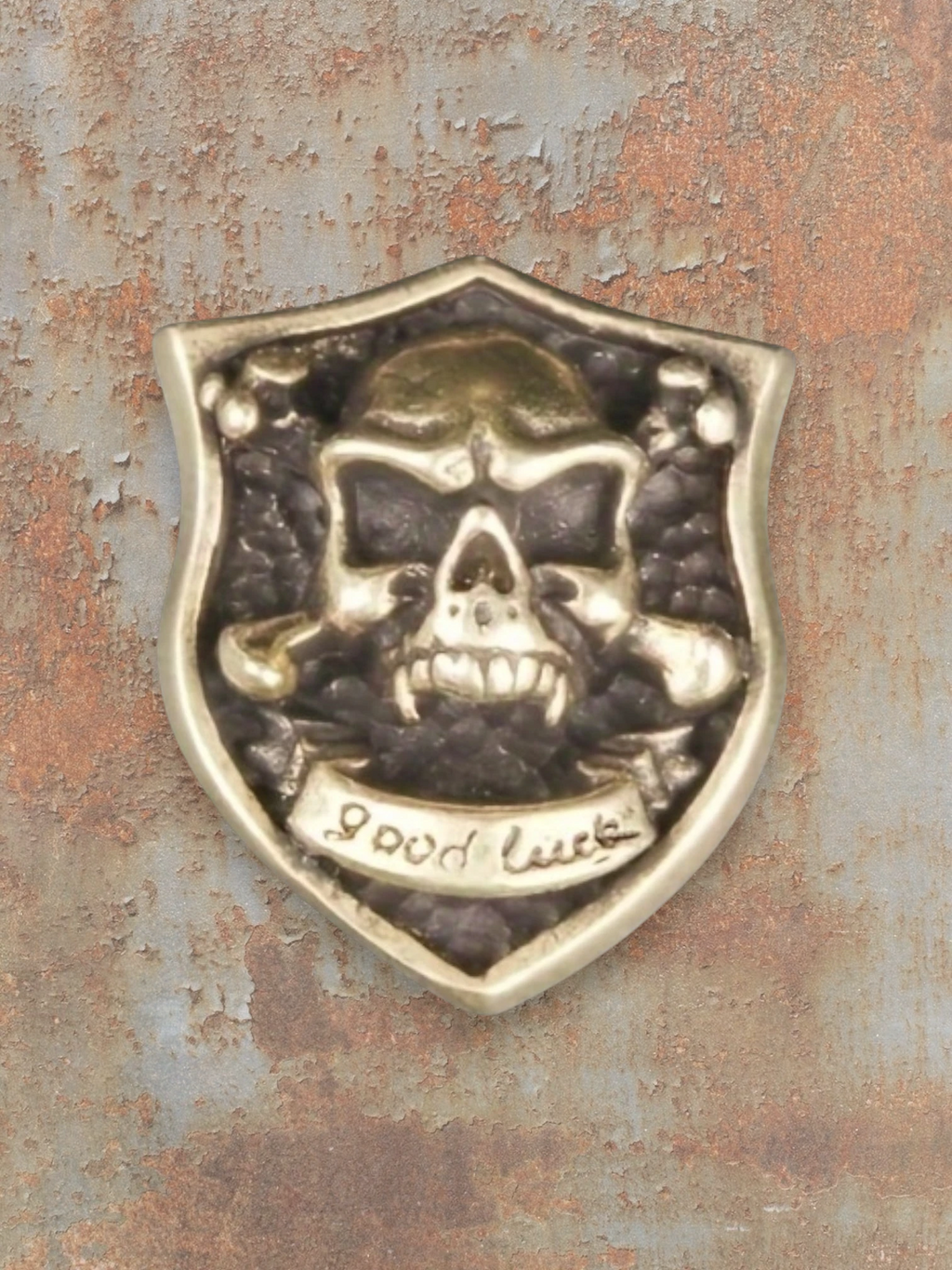 Skull And Crossbones Emblem With Banner