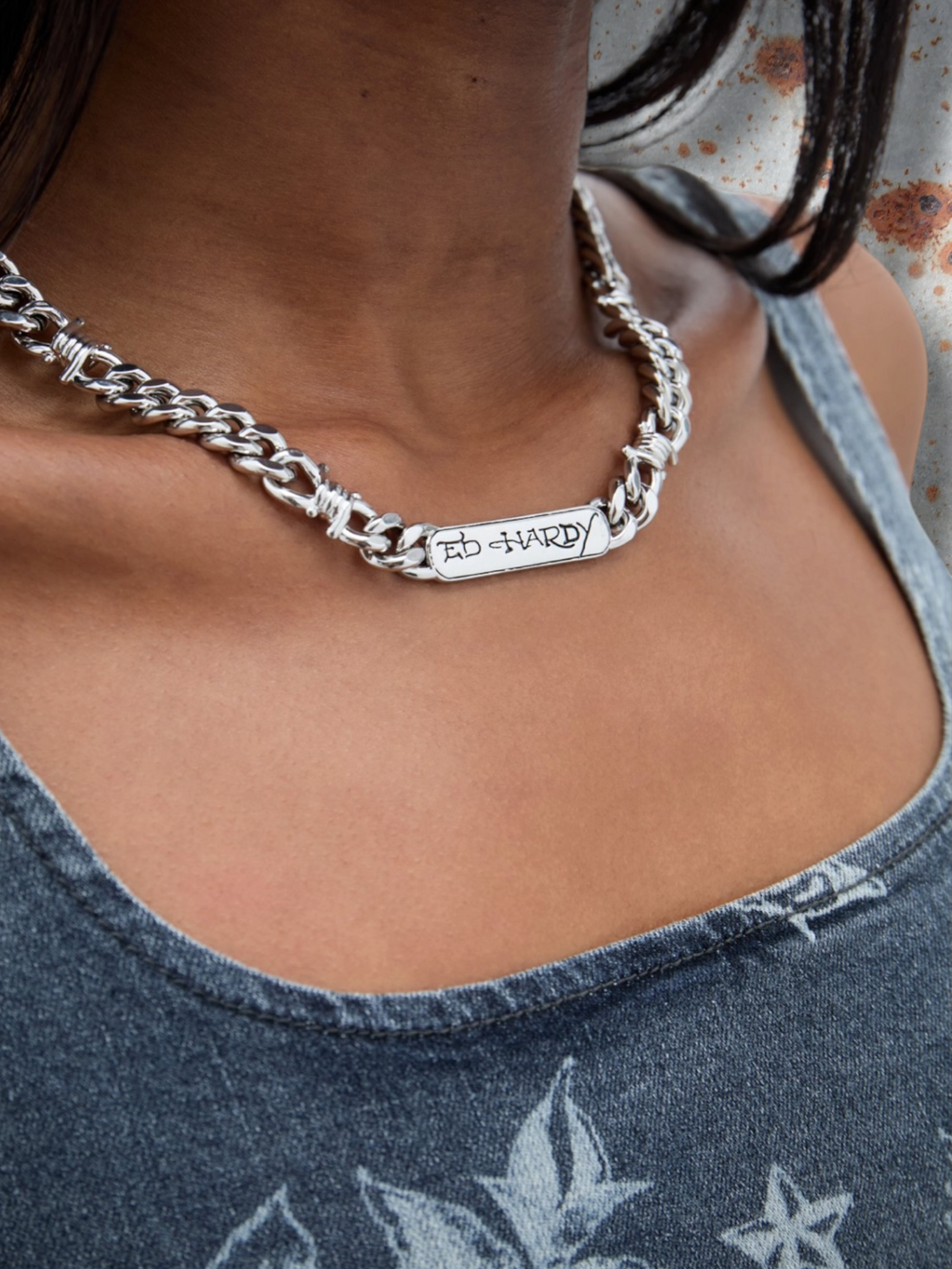 Ed Hardy barbed wire Ketting