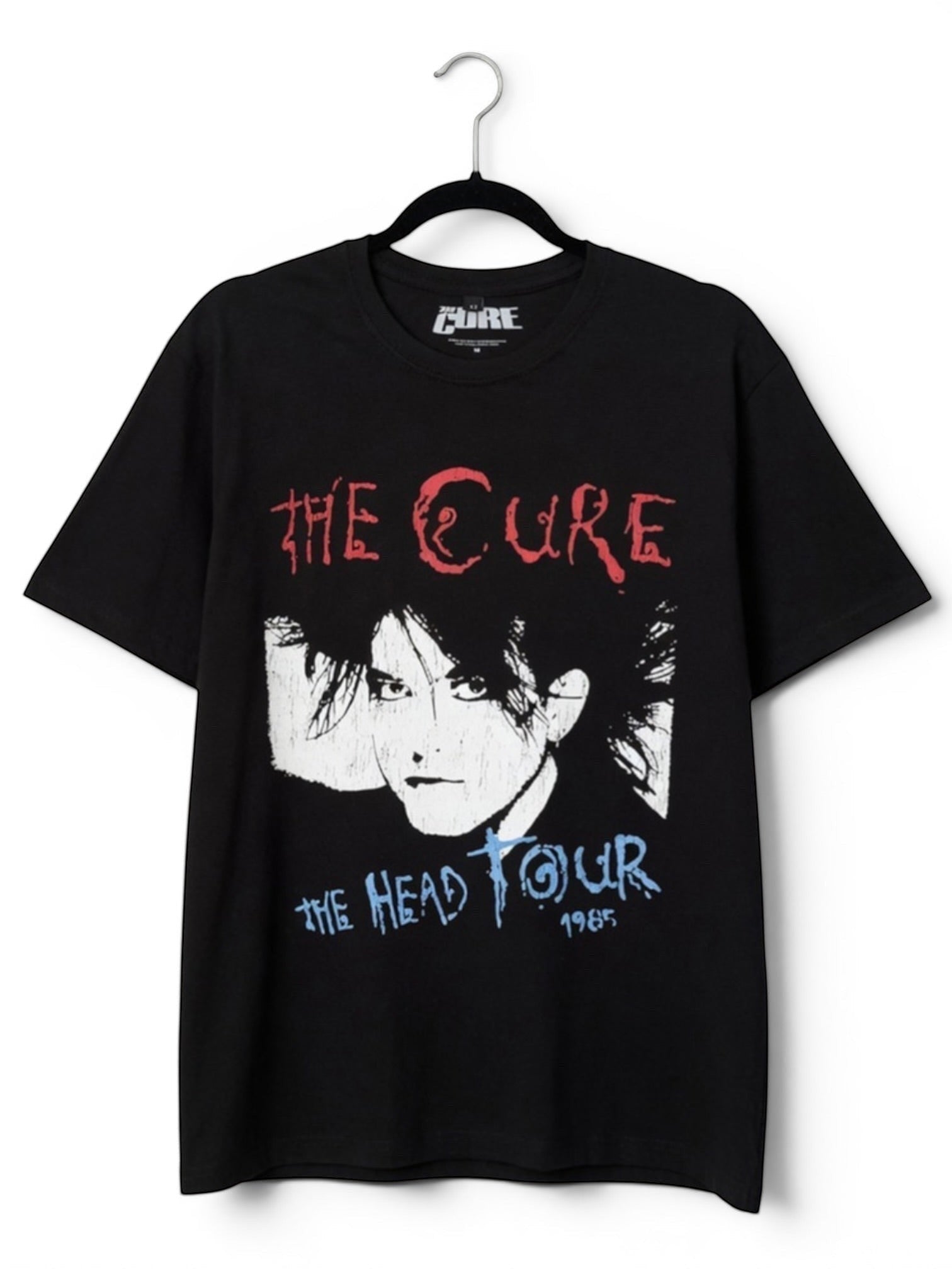 The Cure Premium Carbon T-Shirt – The Head Tour ’85 (100% Algodón Peinado, Acabado Suave Premium)