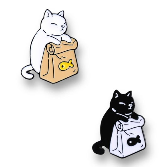 Cat Pin zwart