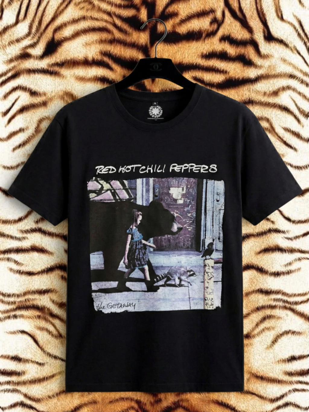 Red Hot Chili Peppers Premium Carbon T‑Shirt – The Getaway Tracklist (100% Algodón Peinado, Acabado Premium Suave al Tacto)