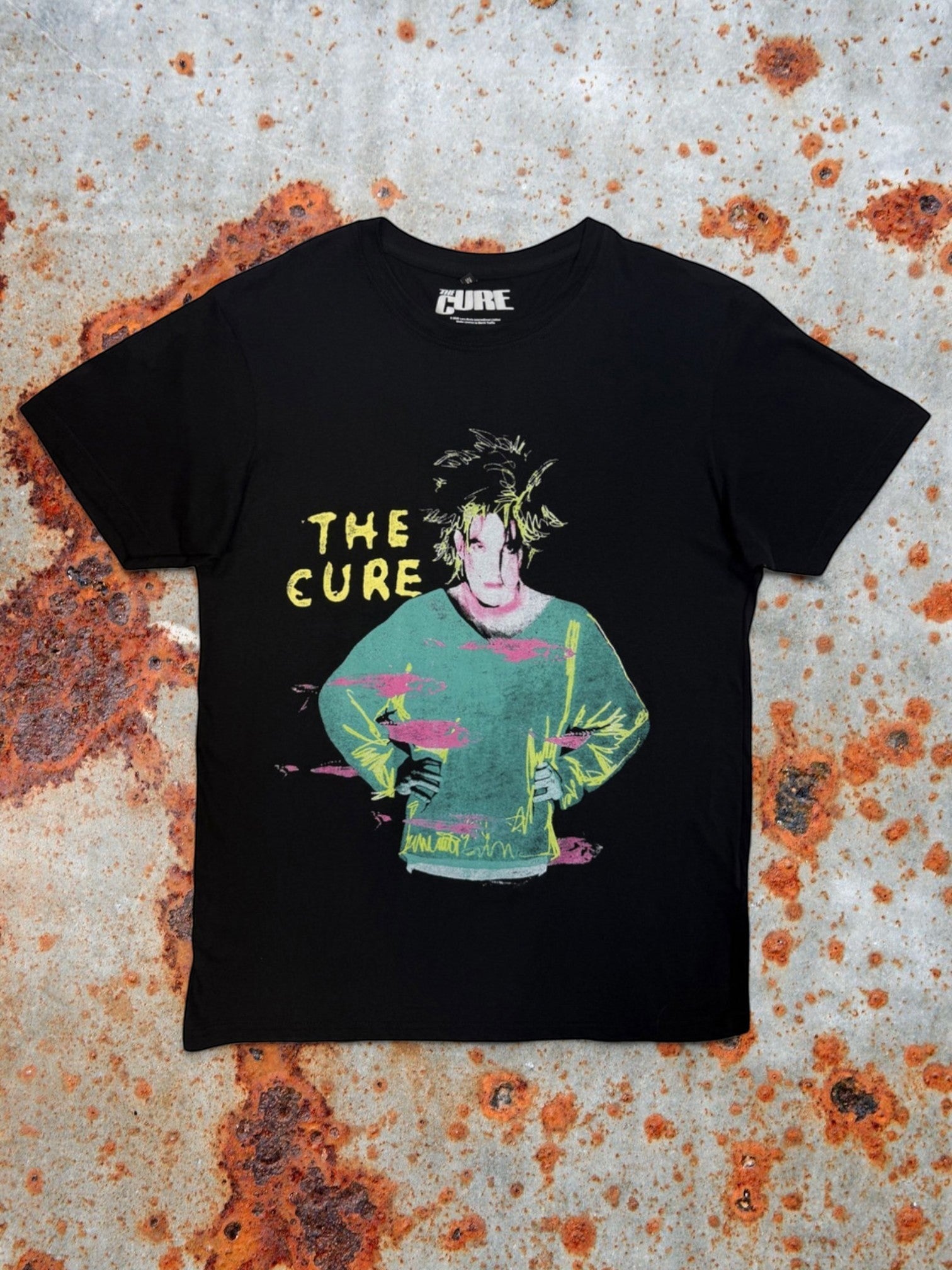 The Cure Premium Carbon T-Shirt – Beach Party Tour ’86 (100% algodón peinado)